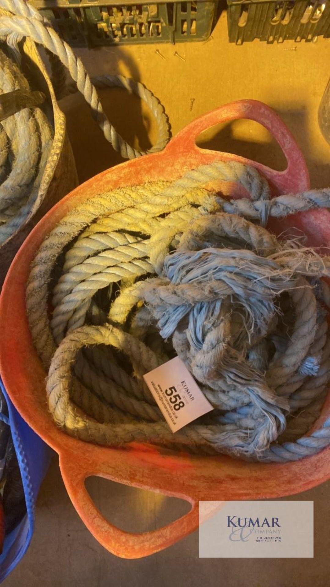 3 buckets of rope