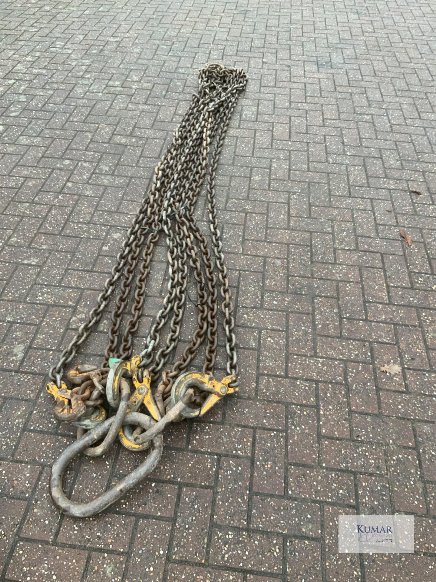 1: 4 leg. 6 metre. 11.2 tonne lifting chains