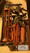 Box of assorted sealant guns