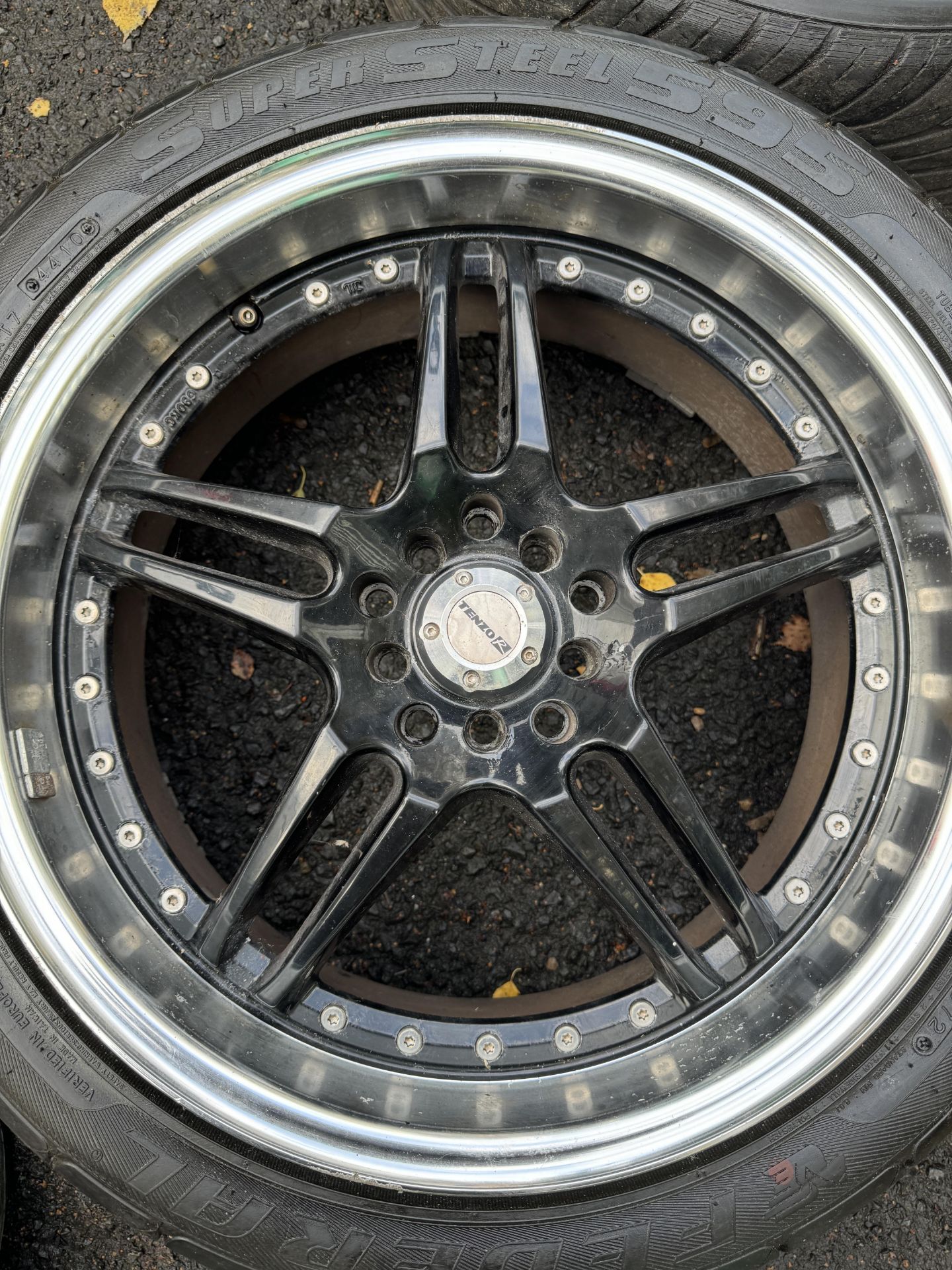 Set of 4 - Tenzo R Split Rim Alloy Wheels with Super Steel 595 225/40ZR18 83W Tyres - Mitsubishi - Image 13 of 57
