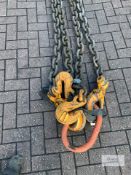 2 leg .21.2 tonne. 23 mm diameter lifting chain