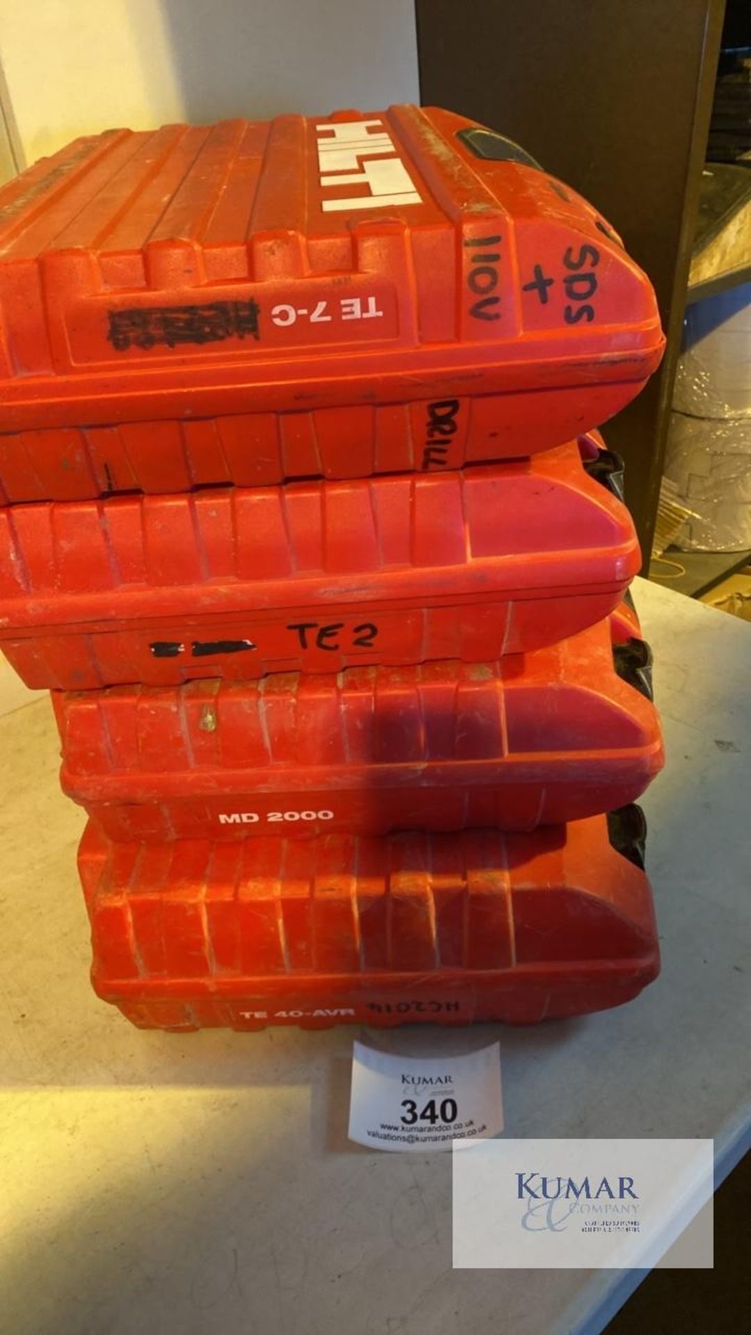 4: Empty Hilti cases - Image 4 of 4