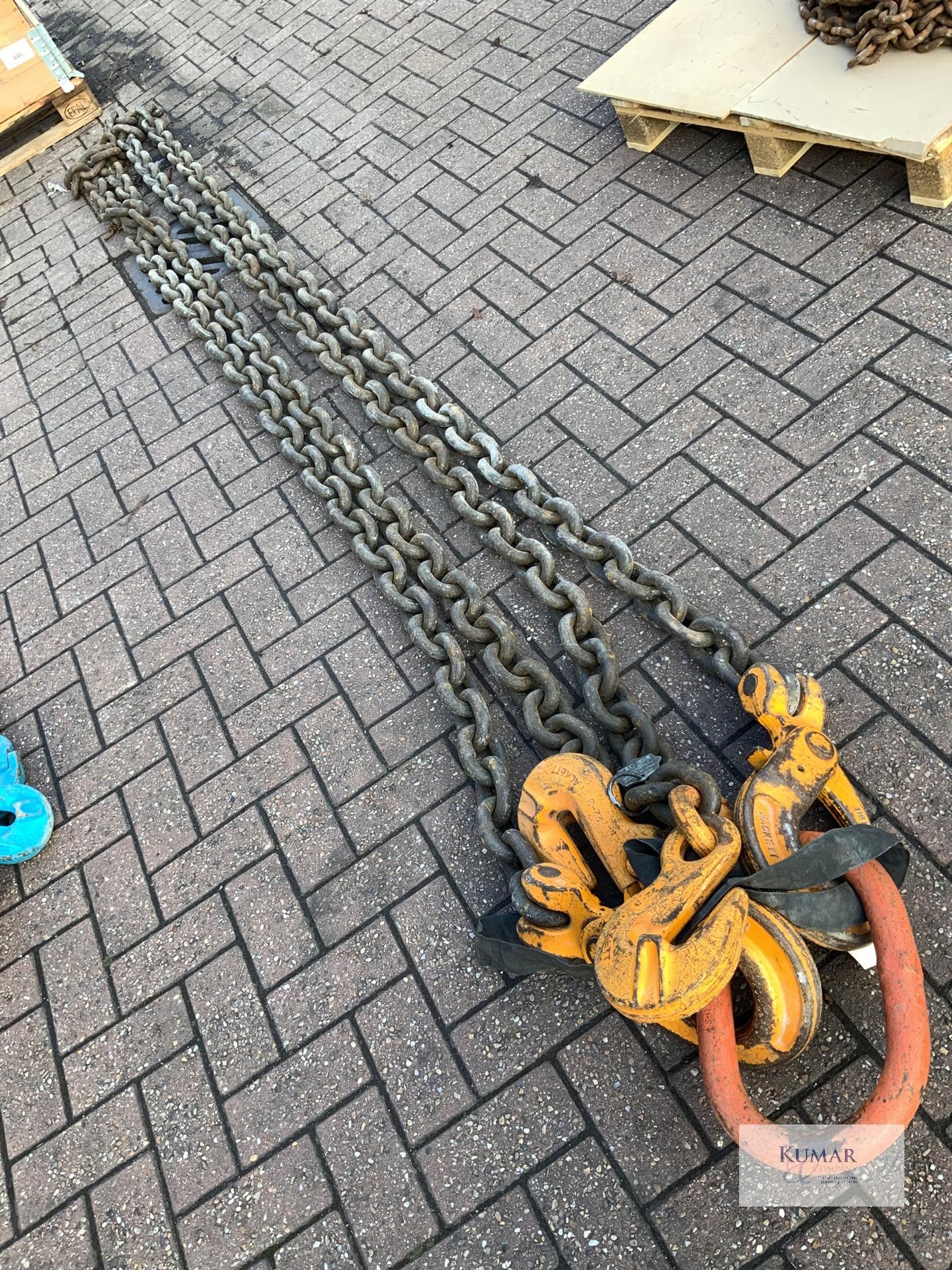 2 leg .21.2 tonne. 23 mm diameter lifting chain - Image 2 of 2