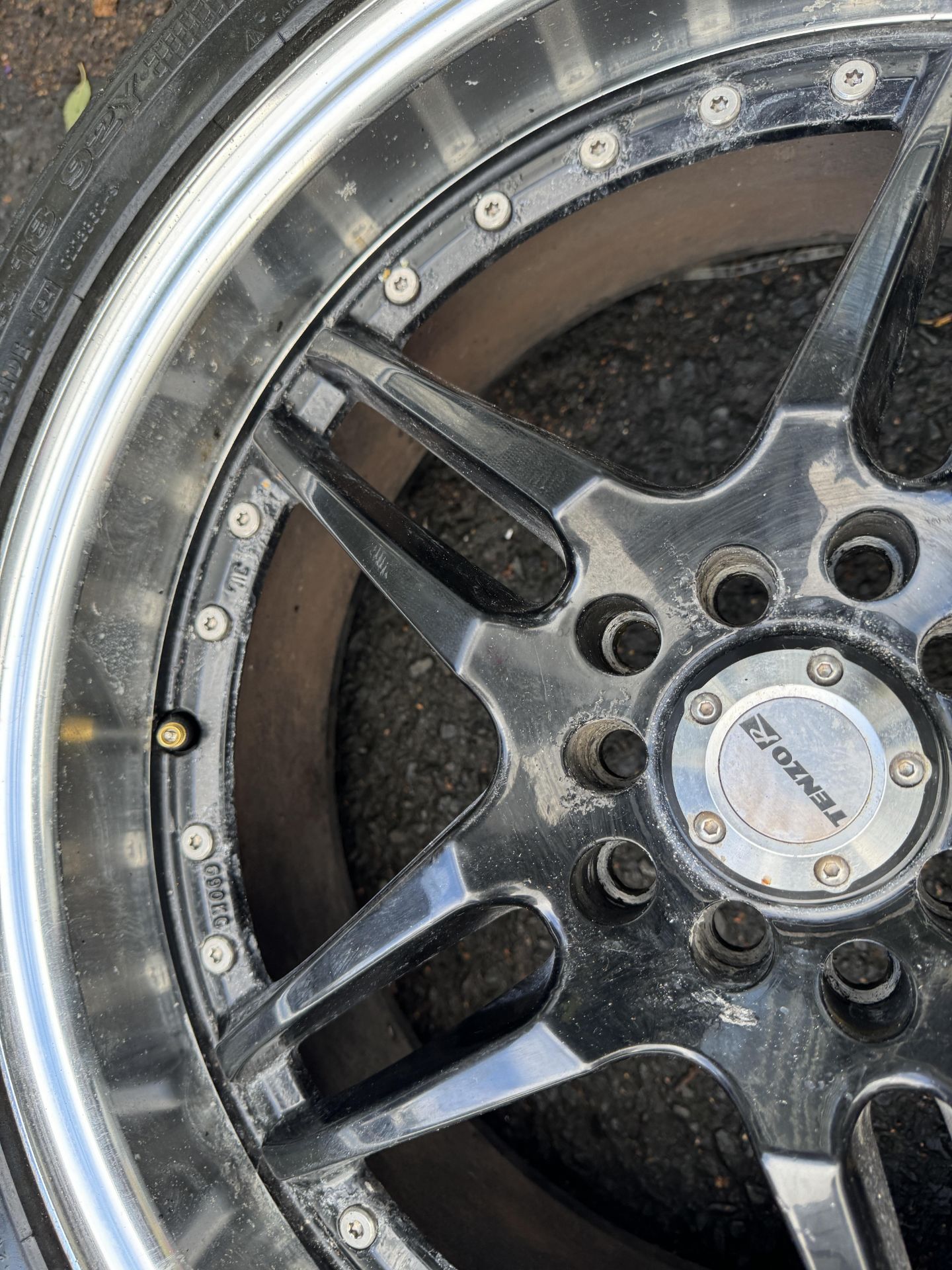 Set of 4 - Tenzo R Split Rim Alloy Wheels with Super Steel 595 225/40ZR18 83W Tyres - Mitsubishi - Image 45 of 57