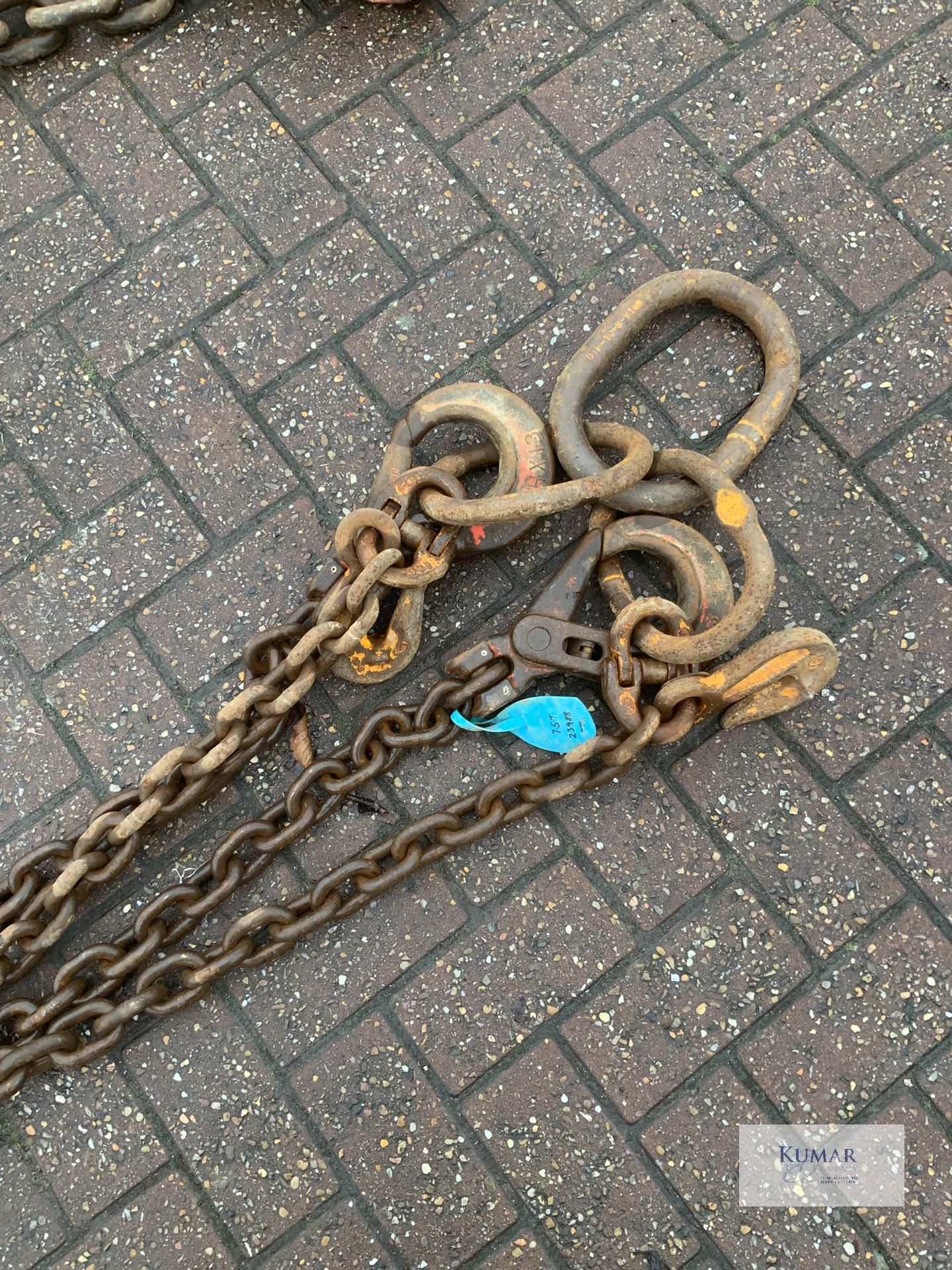 1: 2 leg. 8 metre. 7.5 tonne lifting chain - Image 4 of 5