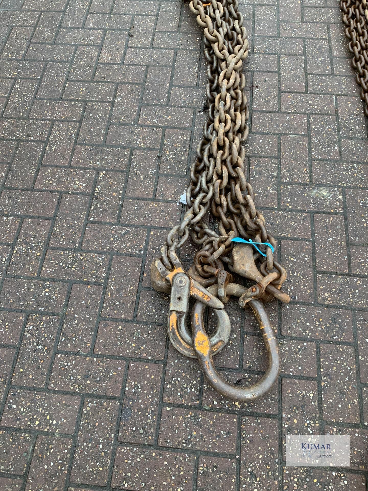1: 2 leg 8 metre 11.2 tonne lifting chain - Image 3 of 5