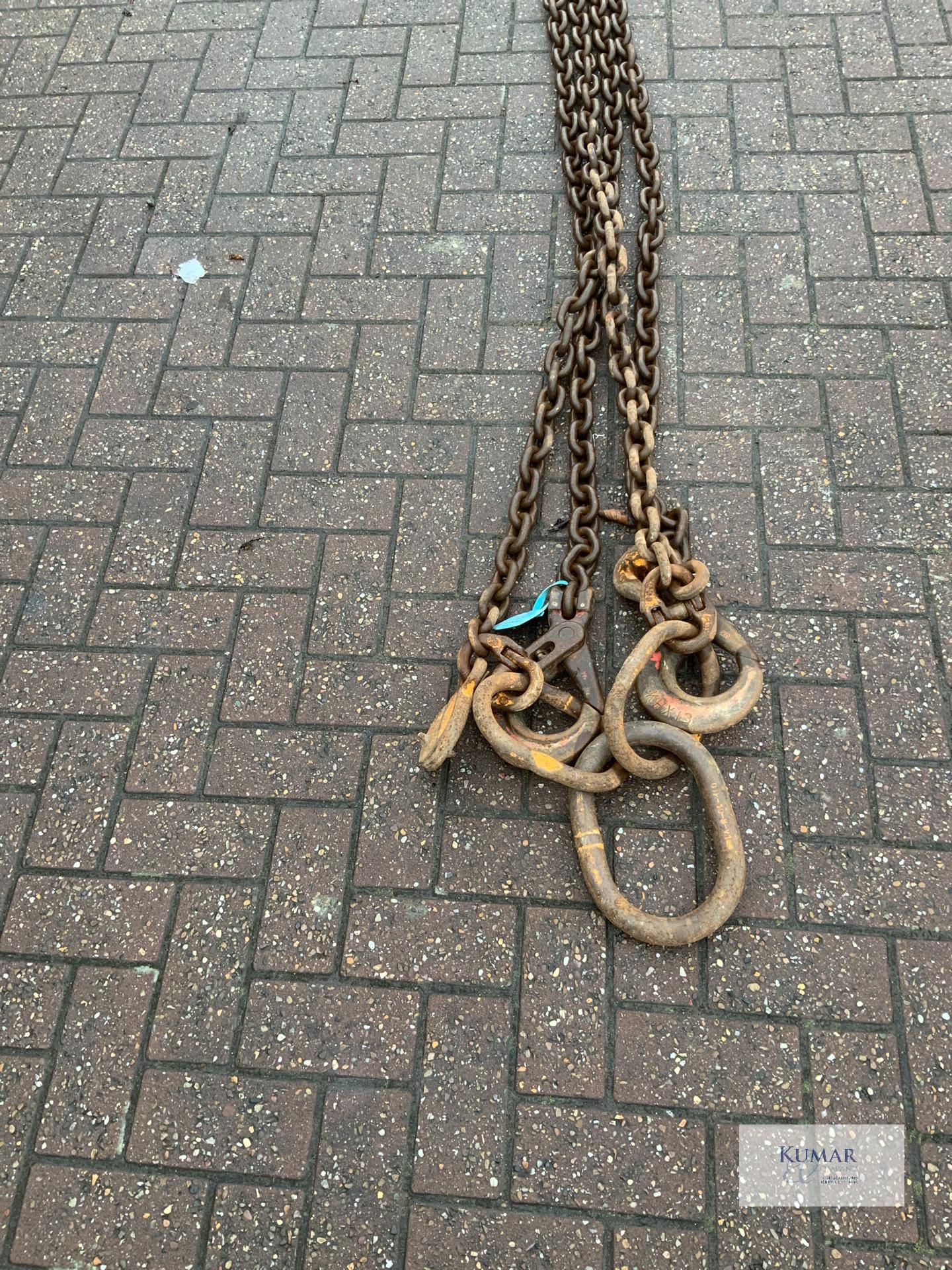 1: 2 leg. 8 metre. 7.5 tonne lifting chain - Image 2 of 5