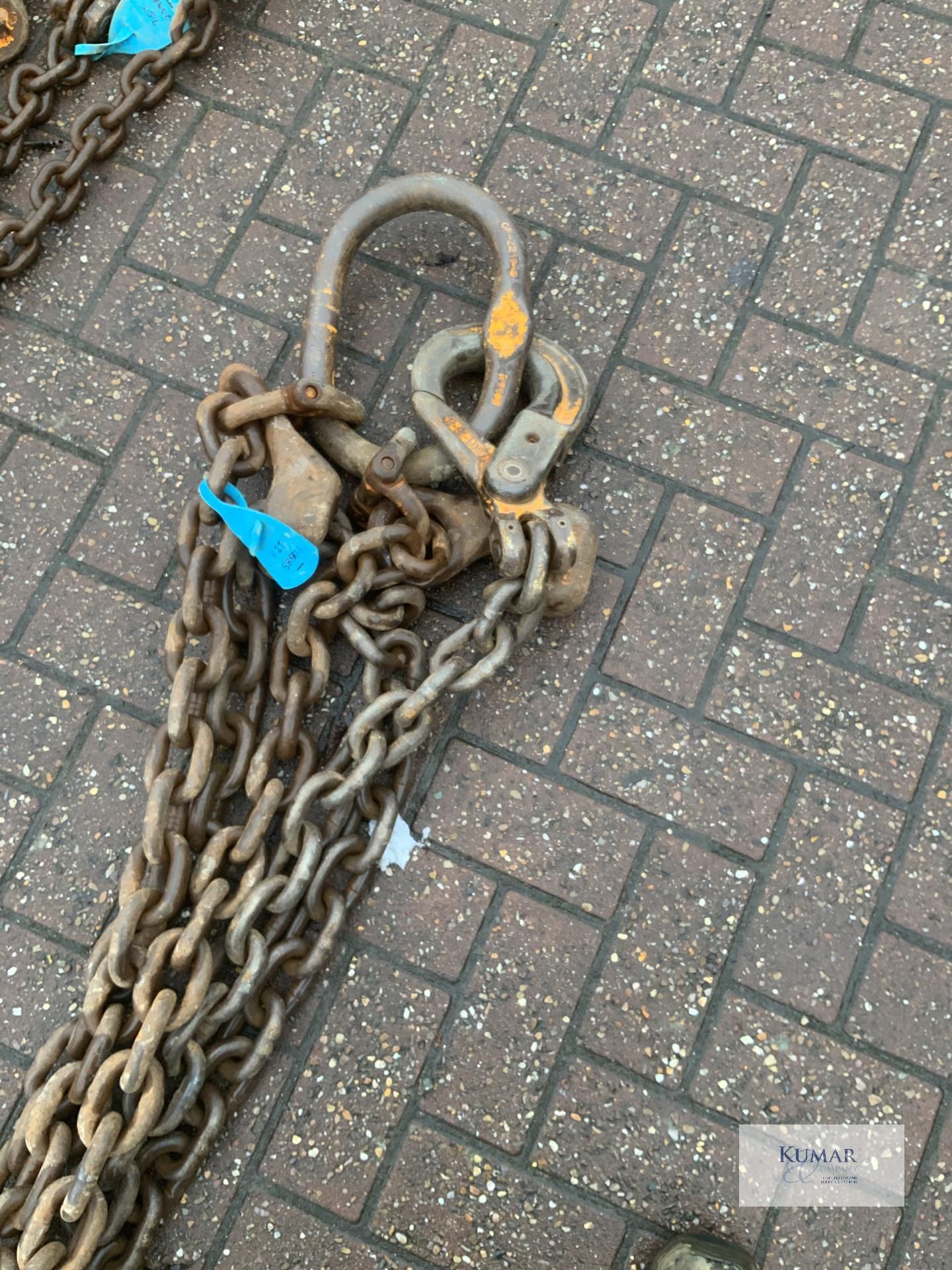 1: 2 leg 8 metre 11.2 tonne lifting chain - Image 5 of 5