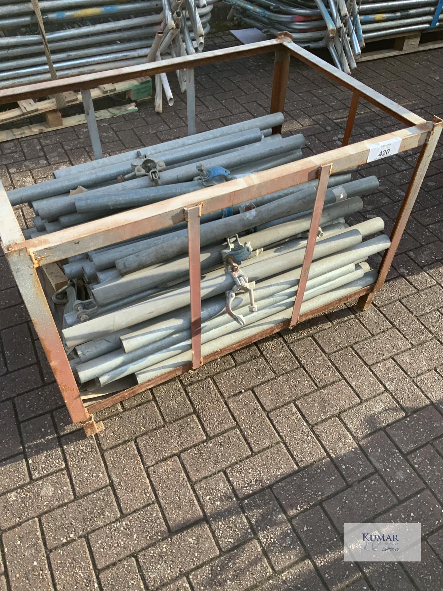 50: Approximately: 3ft scaffolders tubes