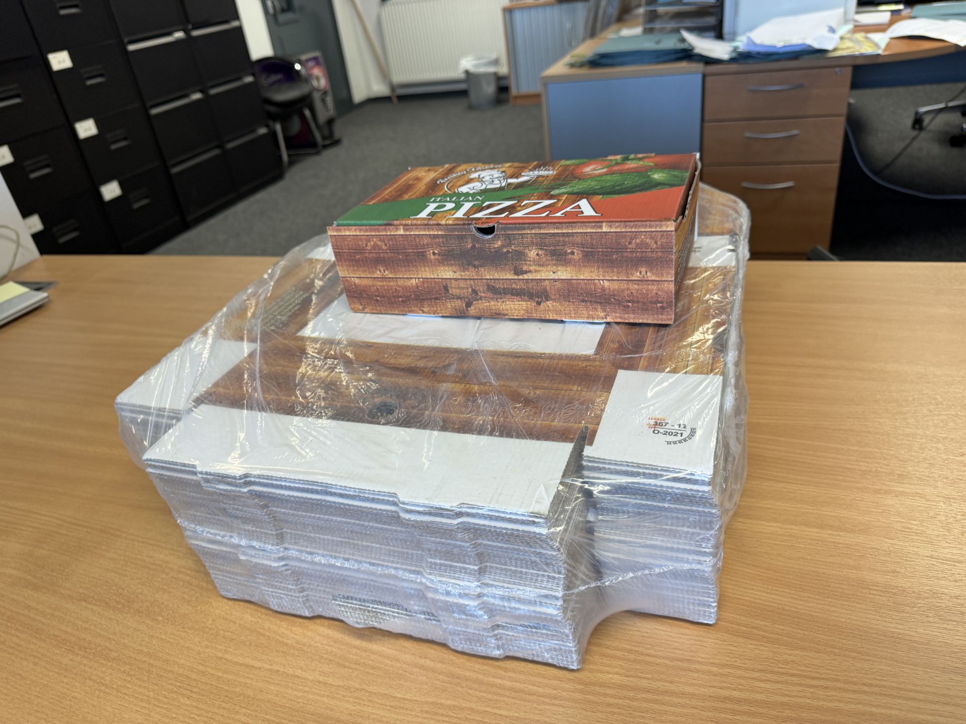 Circa 900 - Italian Pizza Calzone Boxes (Cardboard) - Multiple Uses RRP £130 - Bild 10 aus 12