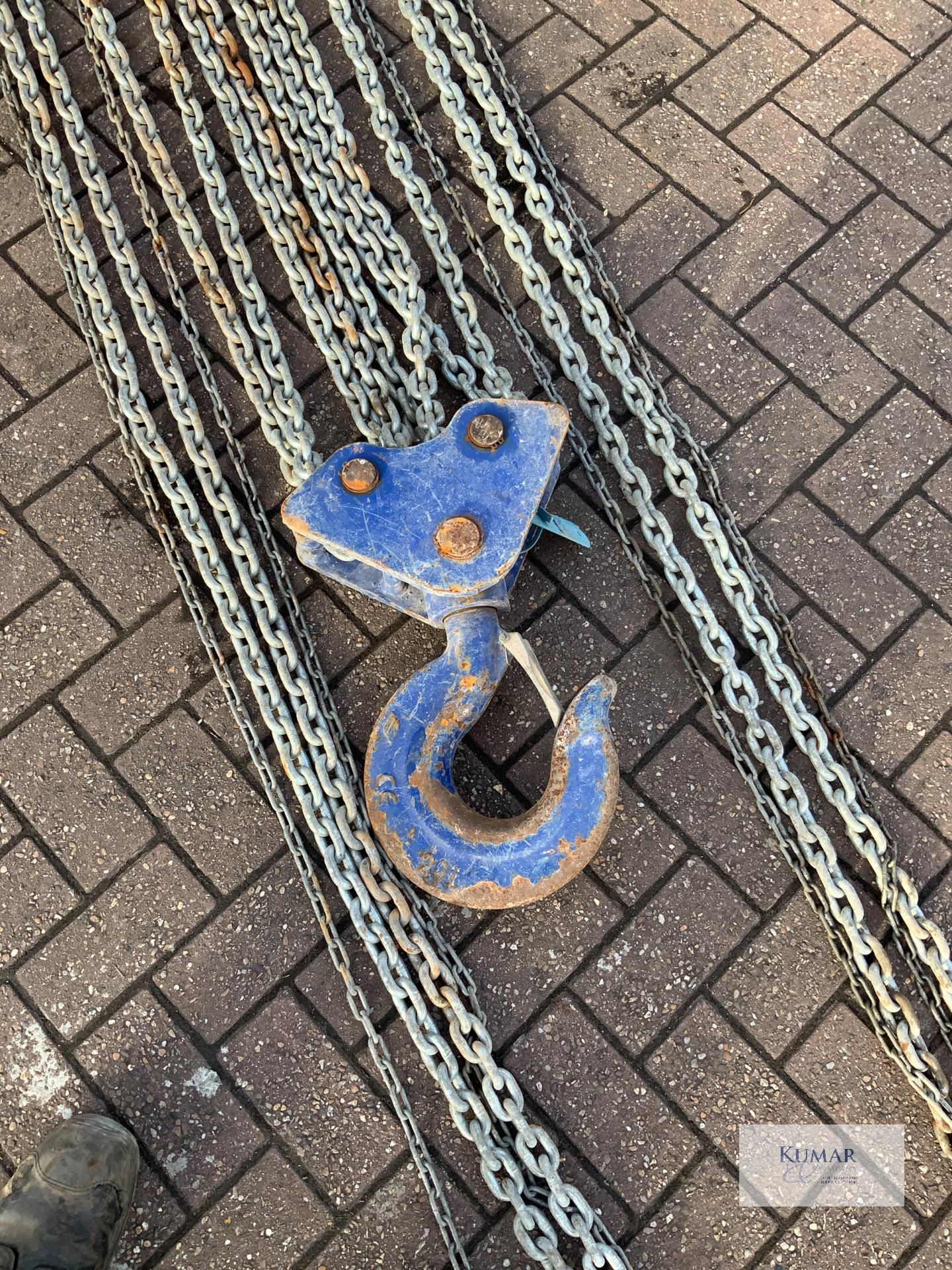 Chain block . 3 metre 20 tonne - Image 3 of 8