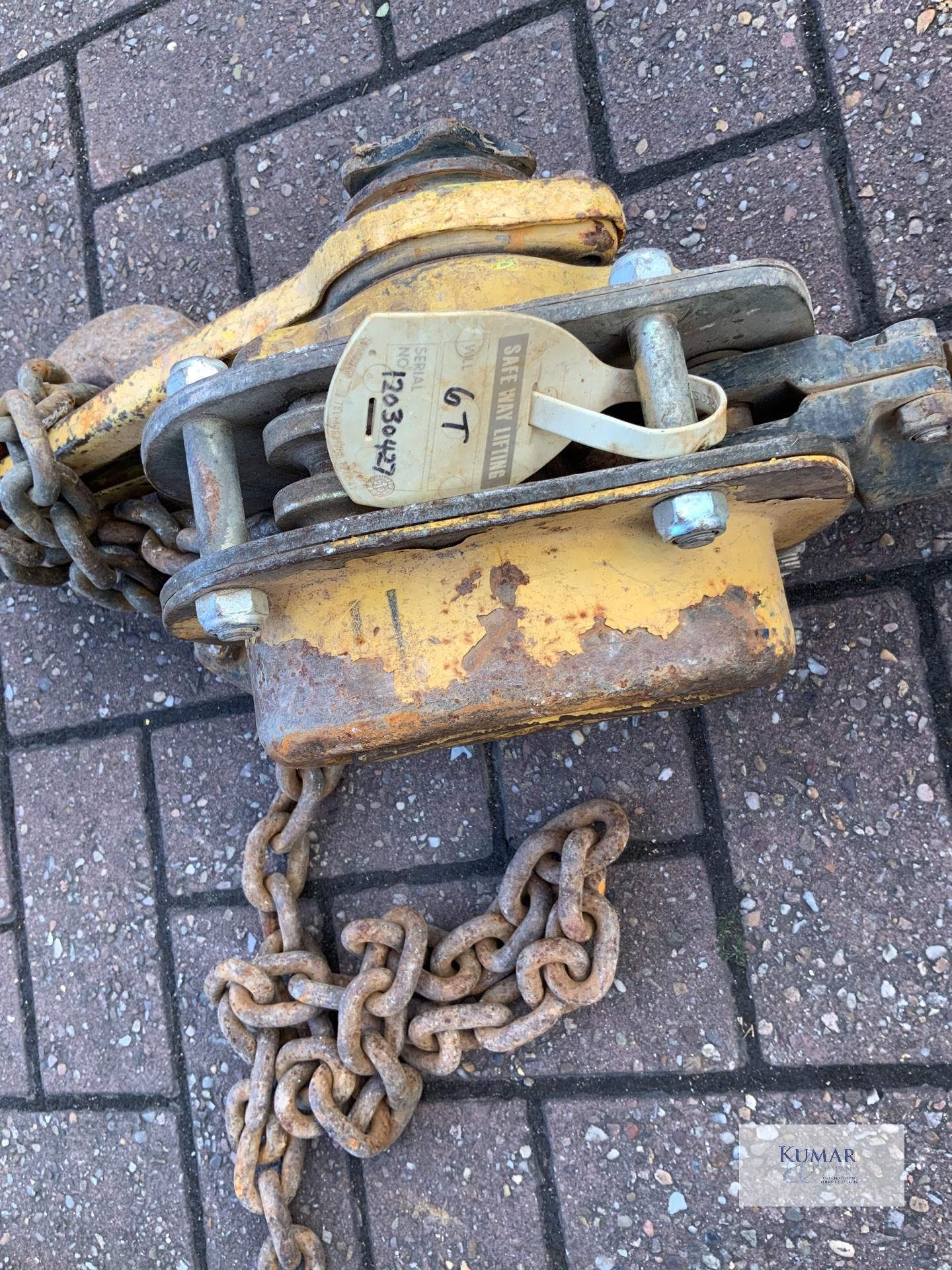 2: chain hoist 6 tonne - Image 7 of 8