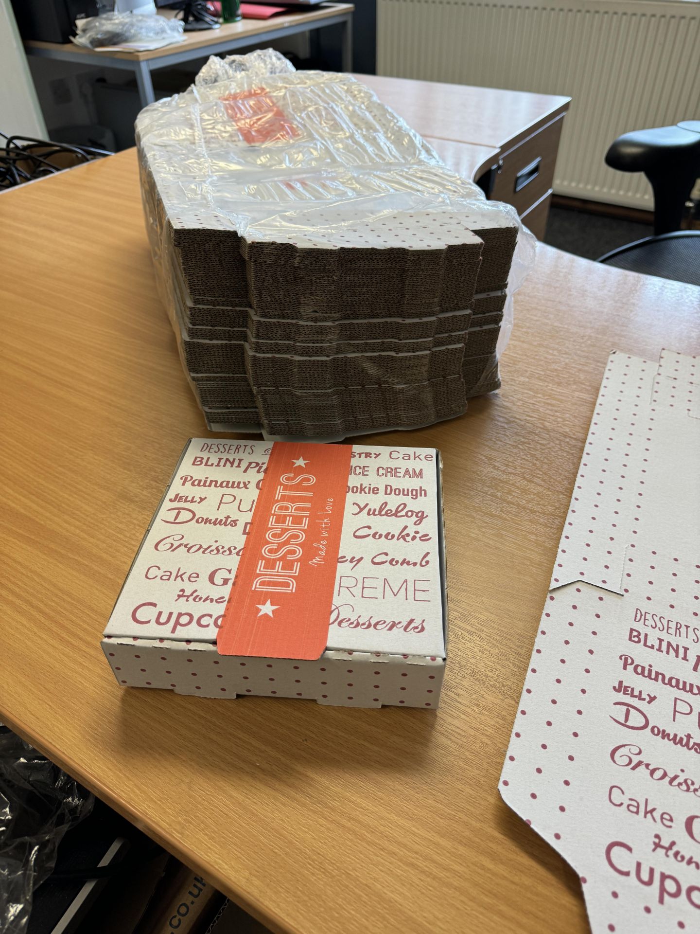 Circa 1,000 - 7" Cardboard Dessert Boxes - Multiple Uses Not Just Desserts - Bild 5 aus 6