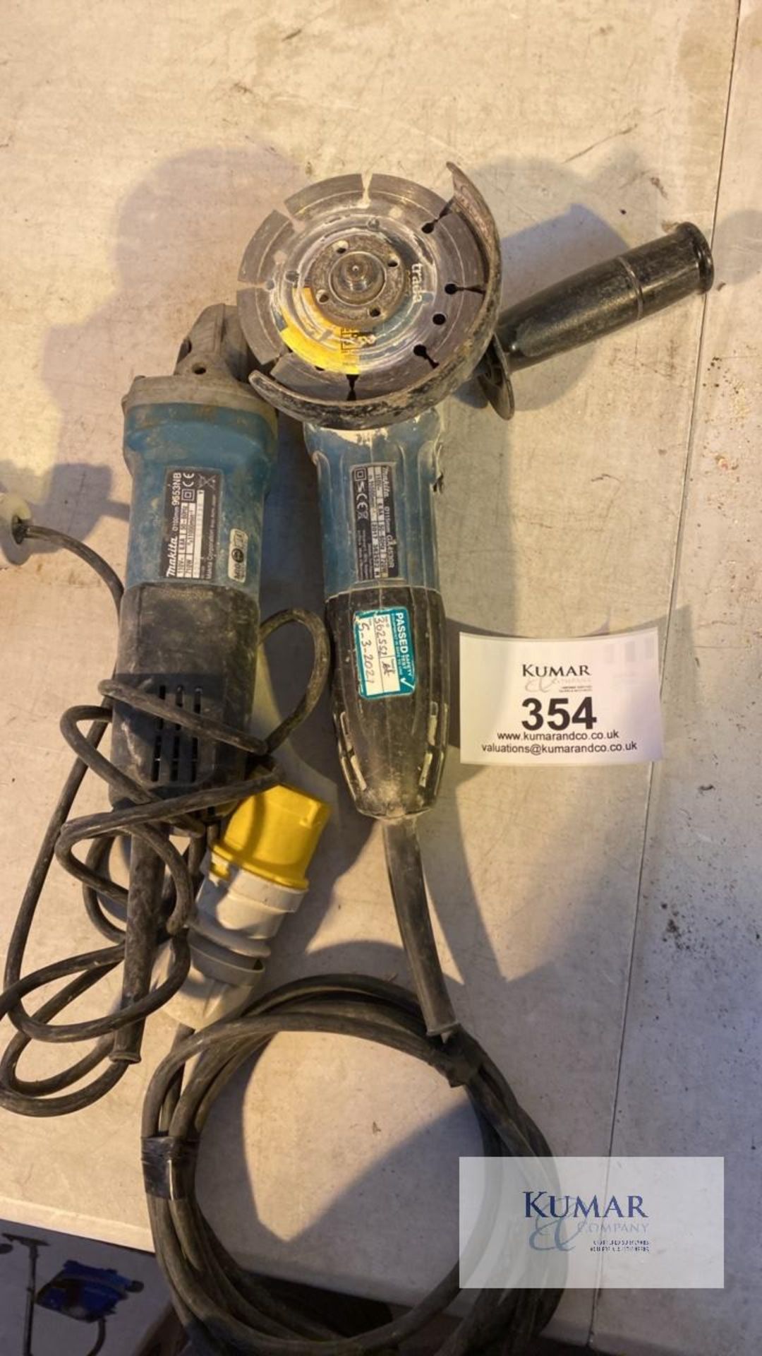 2: Makita 110 Volt Angle Grinders