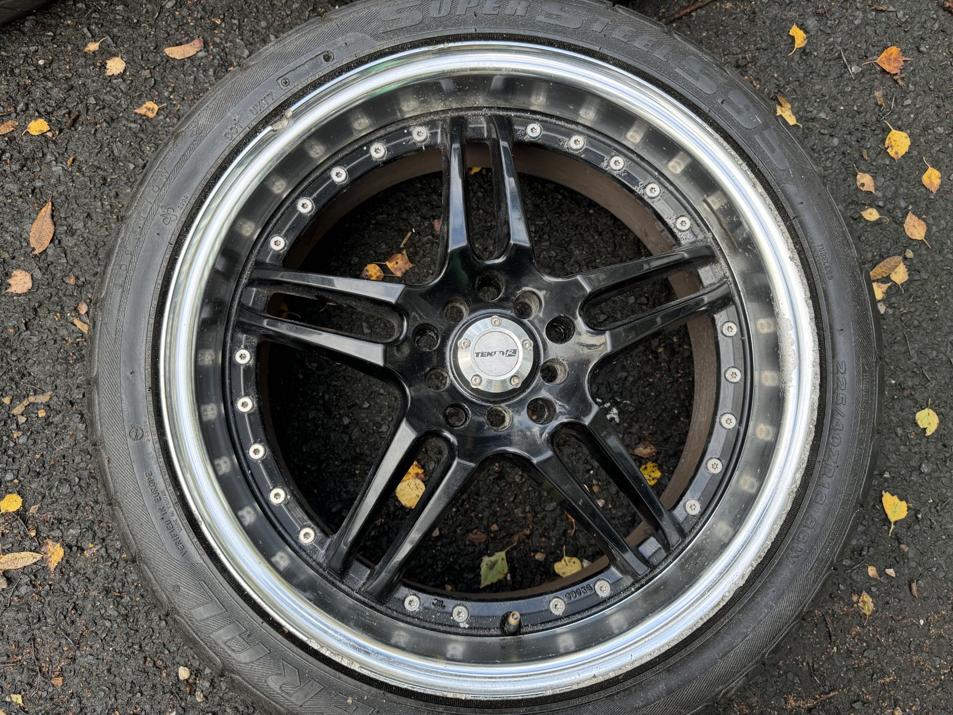 Set of 4 - Tenzo R Split Rim Alloy Wheels with Super Steel 595 225/40ZR18 83W Tyres - Mitsubishi - Image 20 of 57
