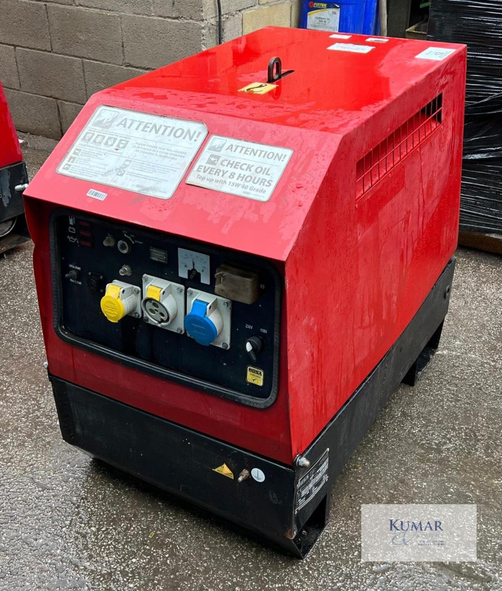 Mosa generator 6KVA, Diesel, Serial No. 59252 - Lot Location Walsall