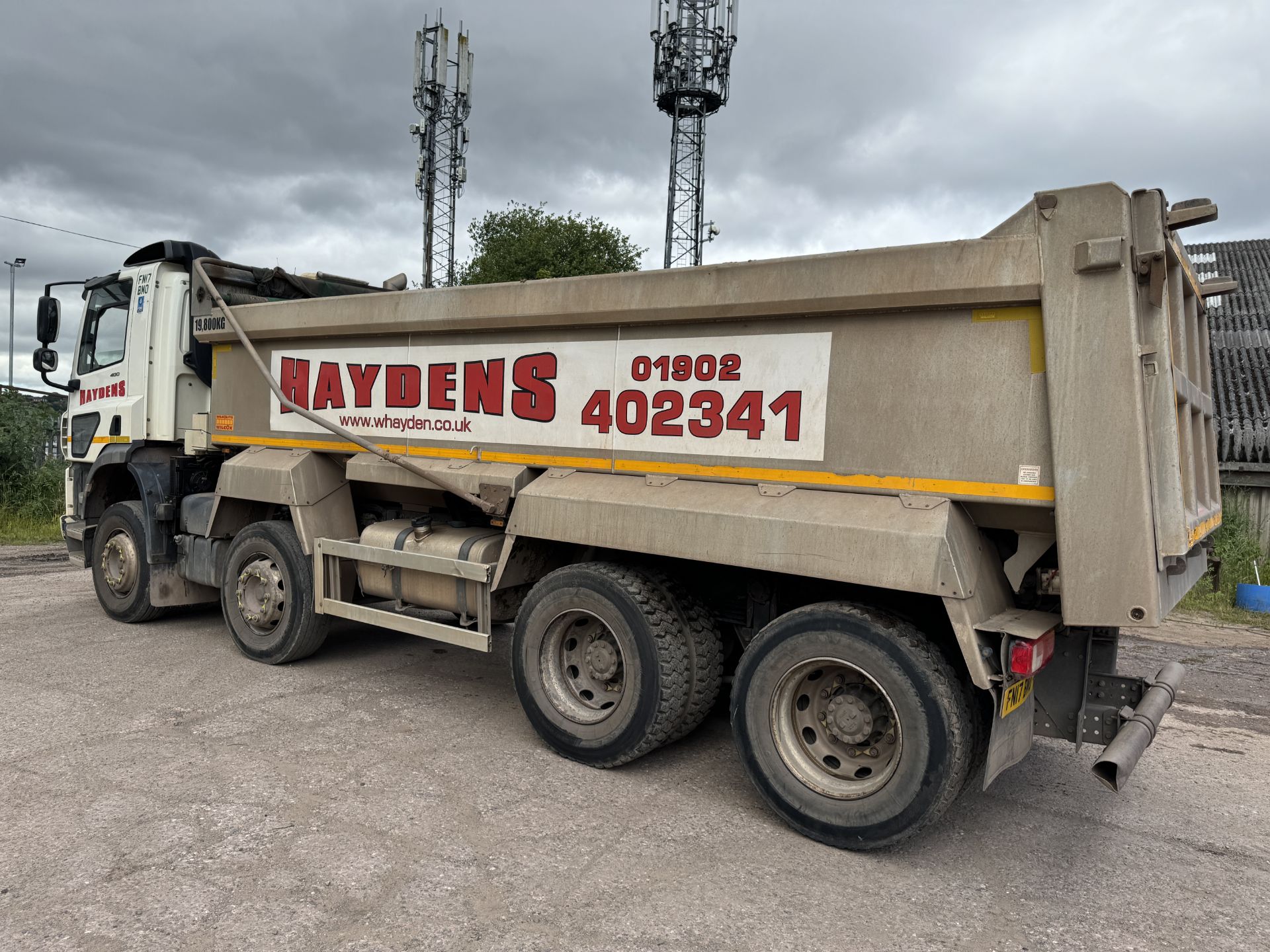 2017 - DAF CF400 FAD Euro 6, 32 Tonne GVW 8 x 4 Rigid Tipper Truck - Image 13 of 102