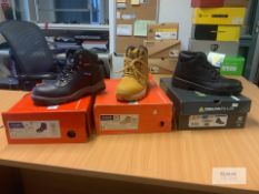 3: Pairs Size 7 Safety Boots