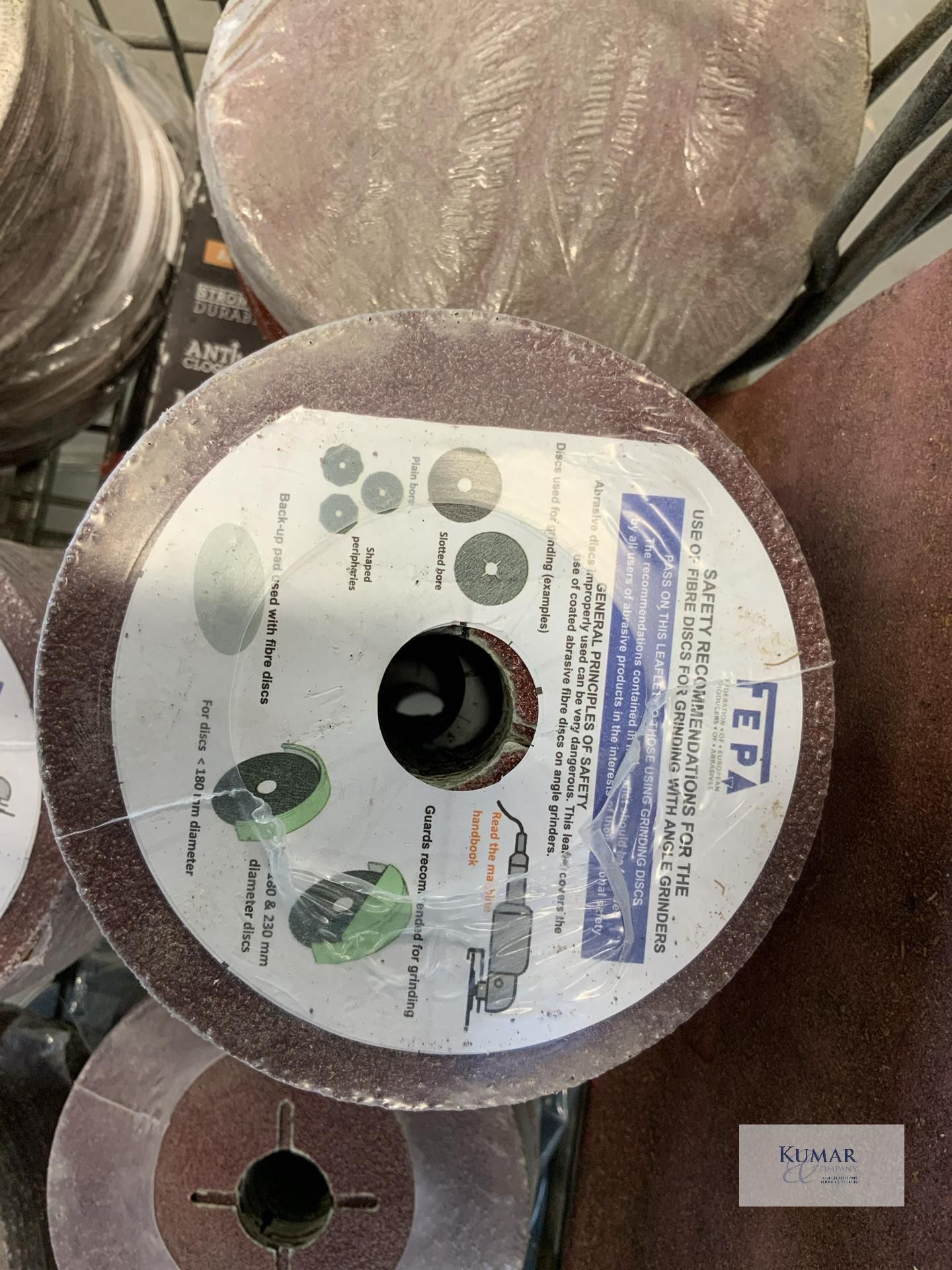 Large quantity of Fibre Disks and Abrasive Disks - Image 2 of 6
