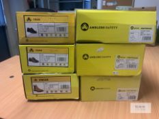 6: Pairs Various Style Amblers Size 7 Safety Boots & Shoes As Shown - RRP Â£34.99 Per Pair