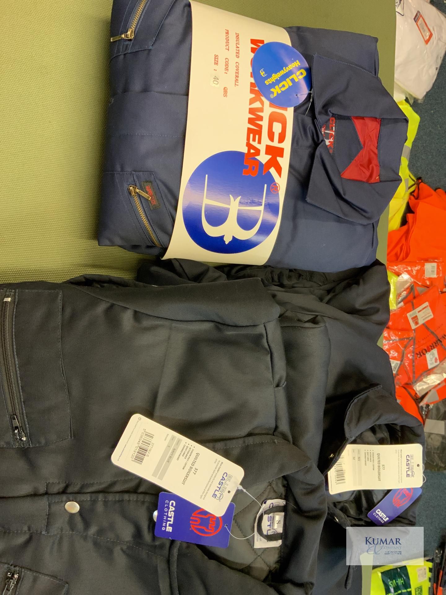 3: Insulated Boiler Suits . Sizes as Imaged