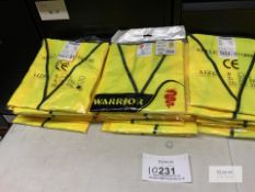 Large Quantity of Warrior & Leo High Vis Jackets Sizes Range large -4XL