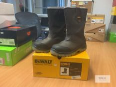Dewalt Tungsten Brown Safety Boot Size 6 - RRP Â£83 - Sttel Toe & Plate