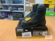 Magnum Stealth Force 8.0 Leather Composite Safety Toe & Plate Safety Boot Size UK 11 - RRP Â£126