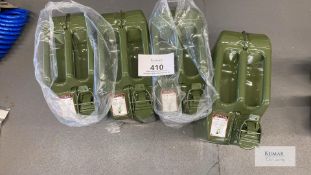 4: 20 Litre Jerry Cans