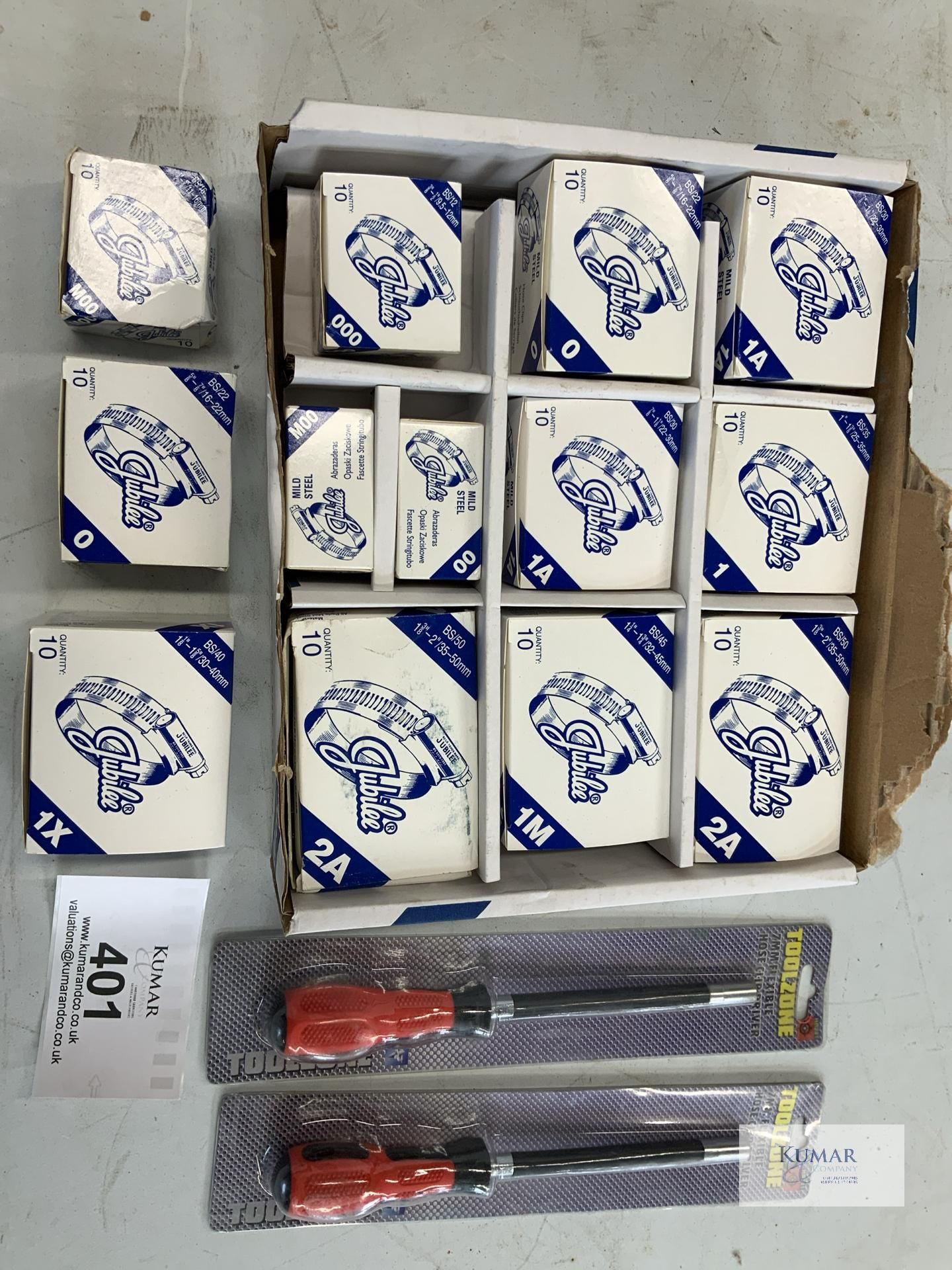 Various Jubilee Clips & Toolzone Hose Clips Driver - Image 3 of 3