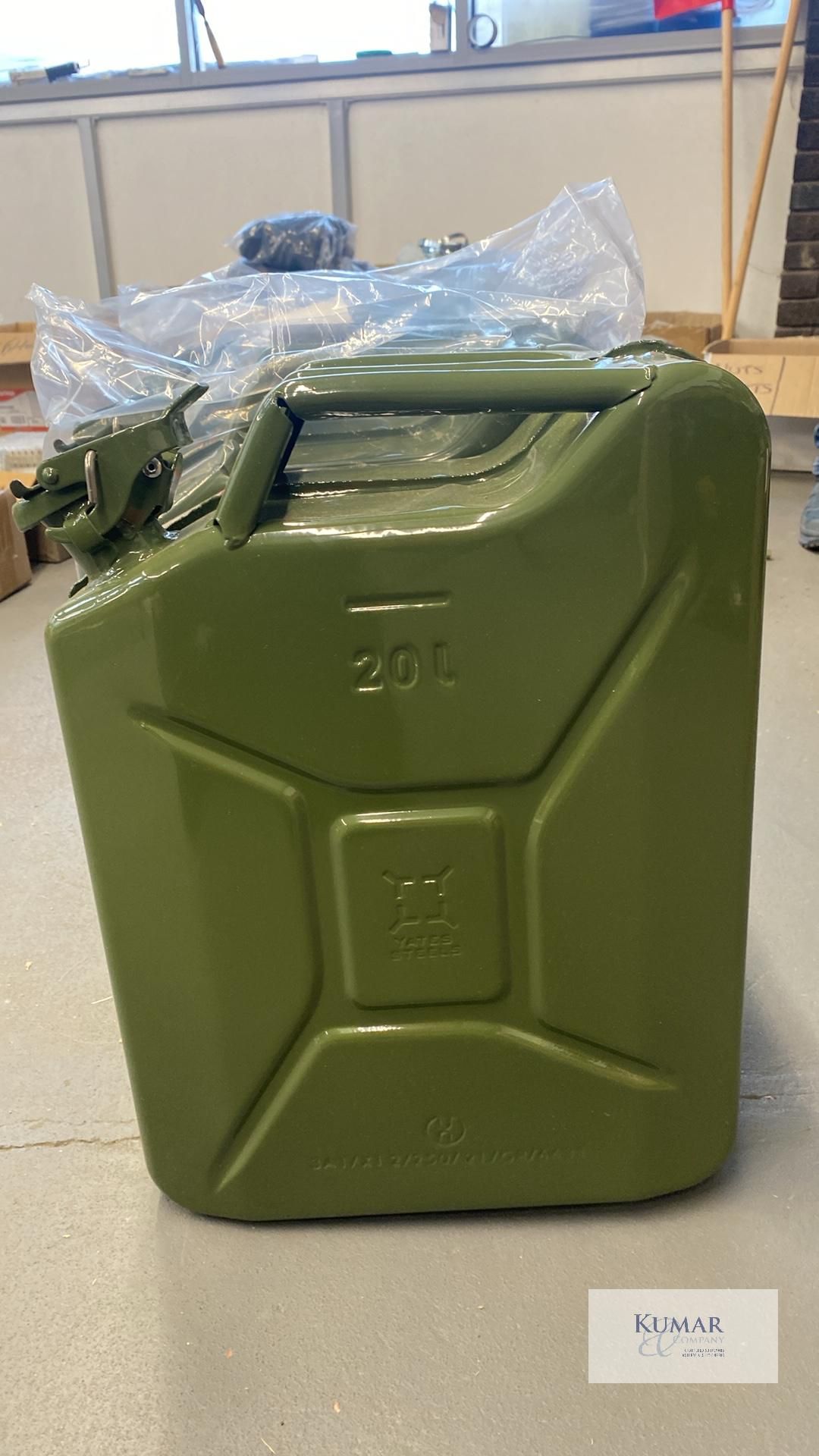 4 steel Gerry Cans - Image 5 of 5