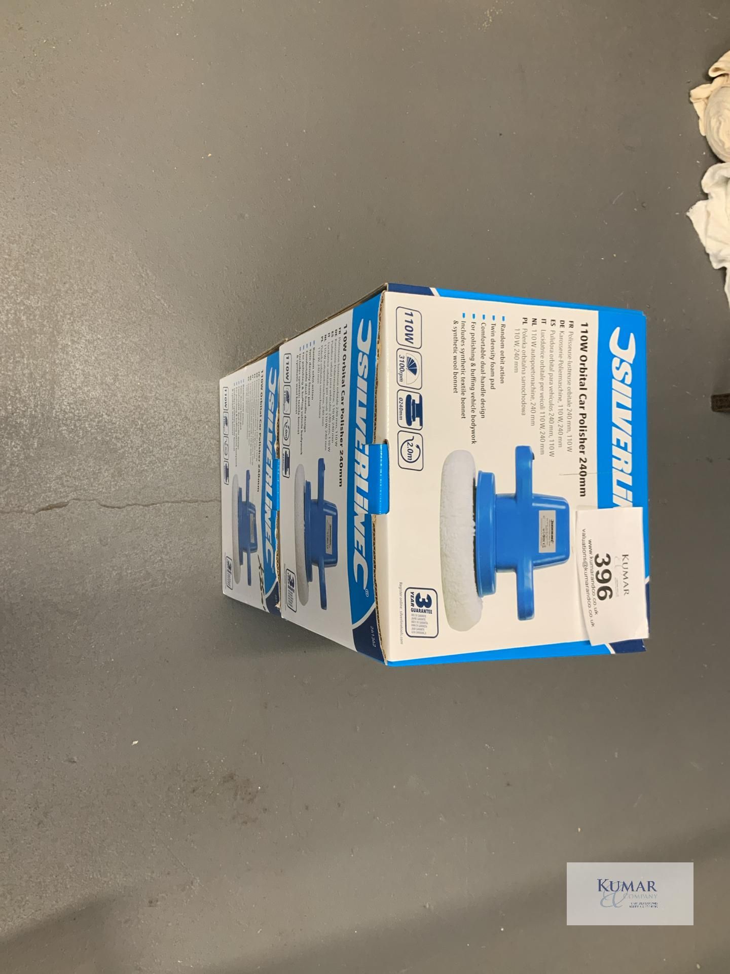 2: Silverline 110w Orbital Car Polisher 240mm