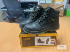 Dewalt Hudson Black Size 7 Steel Toe & Steel Plate Safety Boots