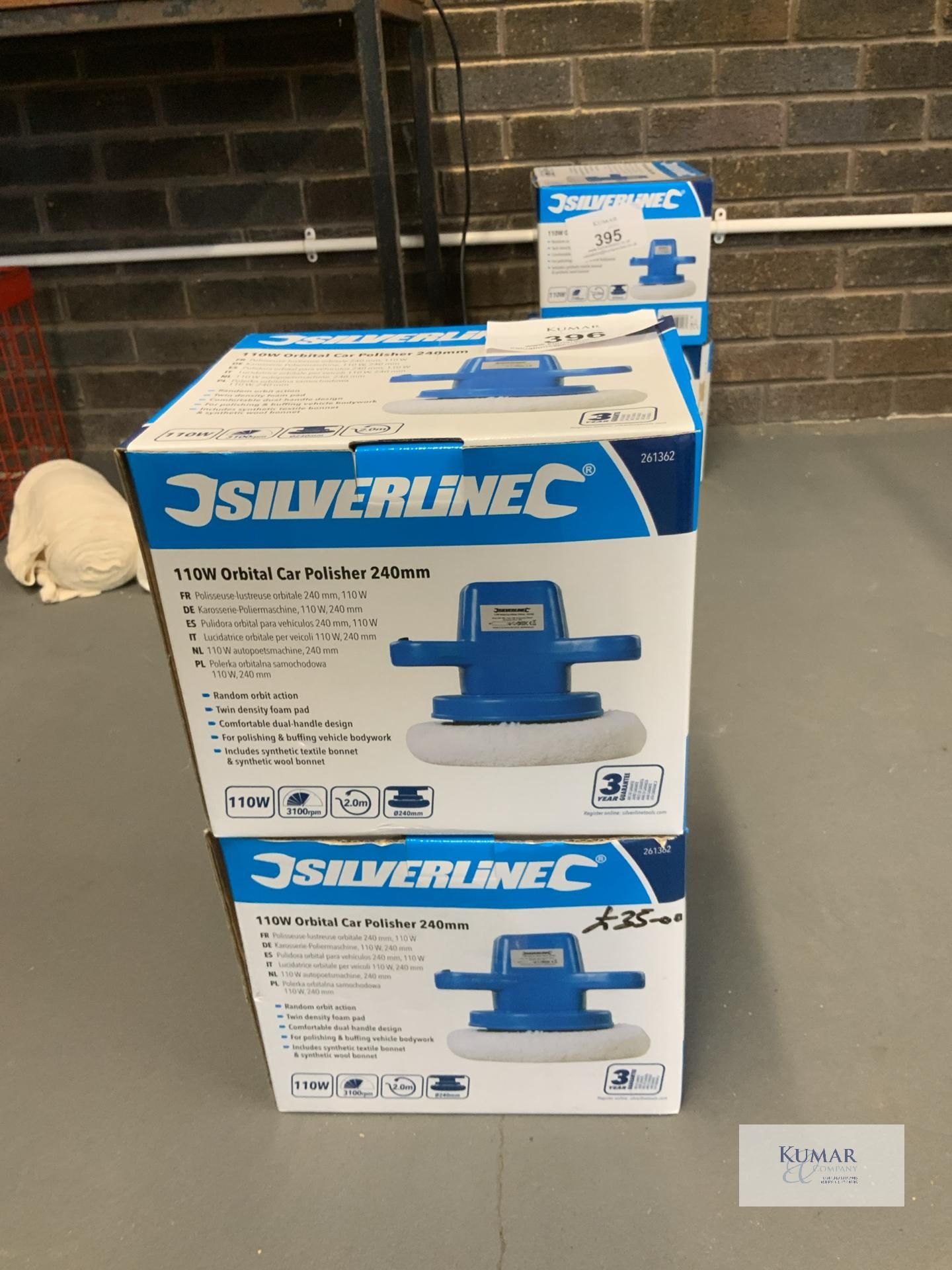2: Silverline 110w Orbital Car Polisher 240mm - Image 3 of 3