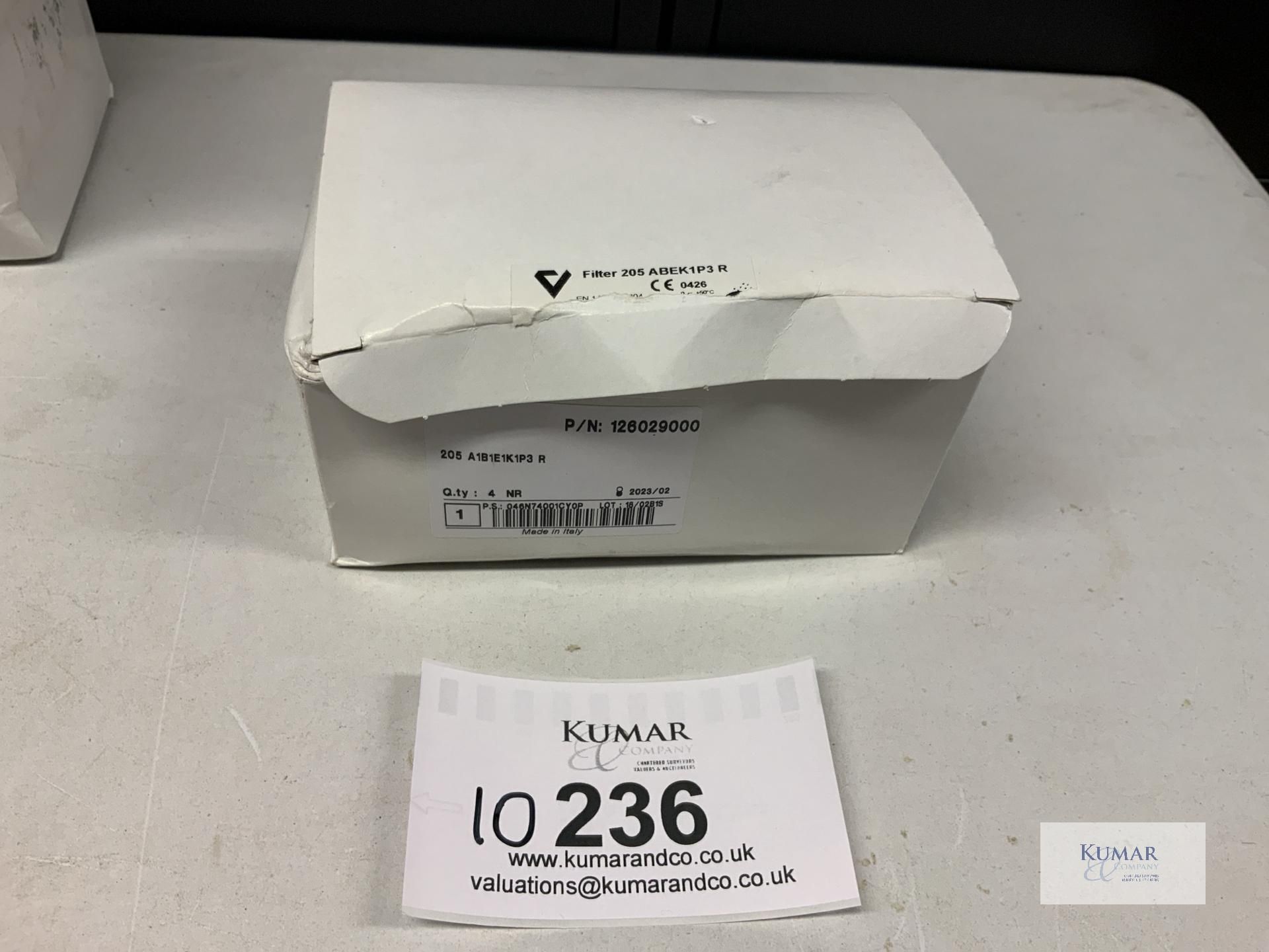 15: boxes Filter 205 ABEK1P3 R P/N - 126029000