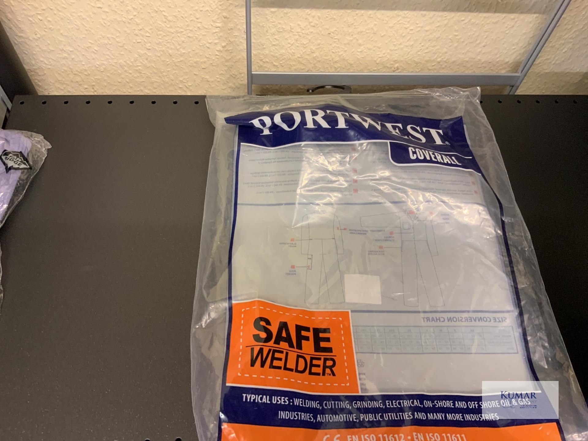 Flame Resistant Welders Coverall Size Small - Image 4 of 4