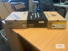 3Pairs of Safety Shoes - Comprising Amblers FS44 Size 6 Black Safety Shoes Titan Style Hiker Size