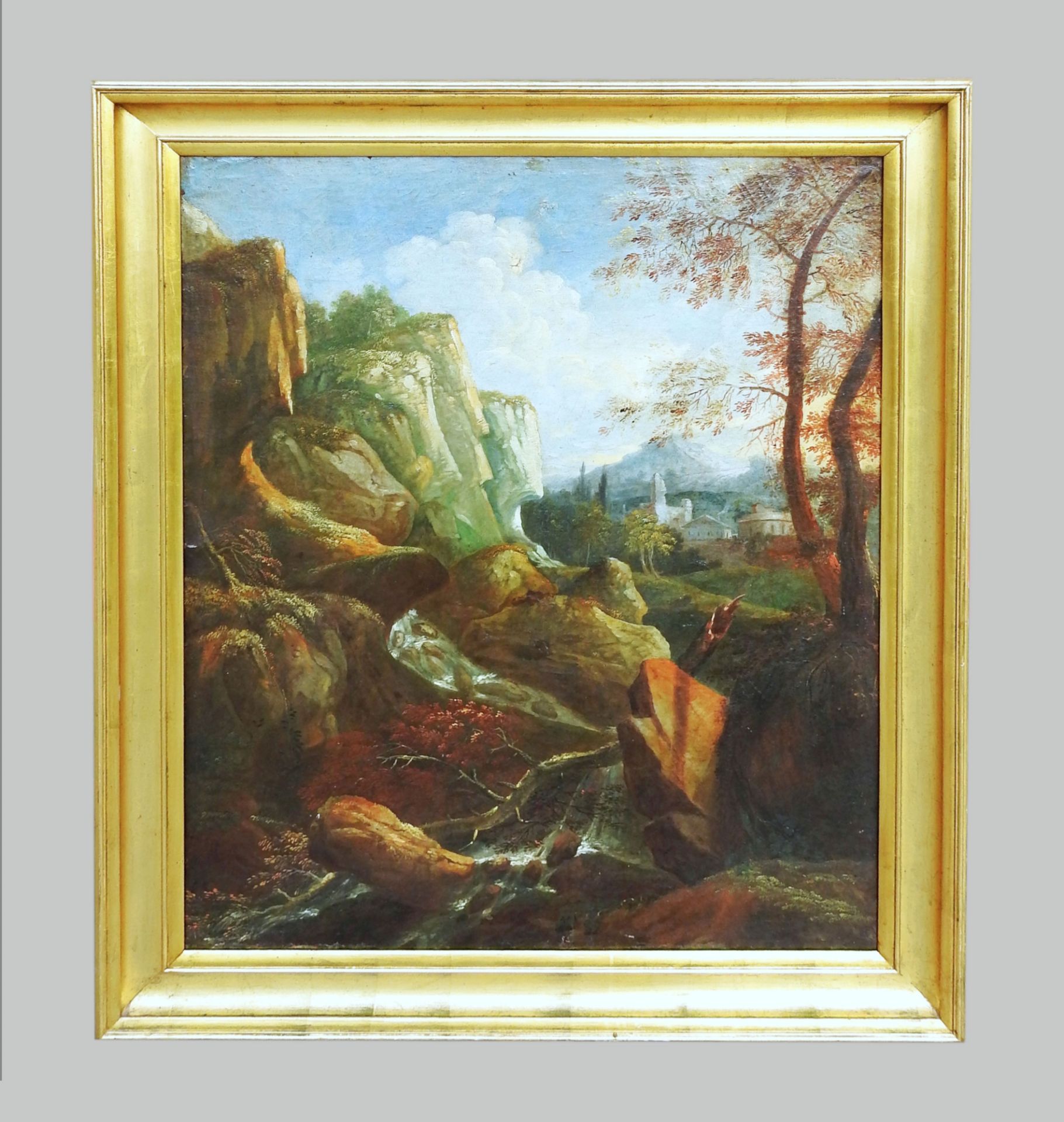 Umkreis Carl Rottmann (1797 Handschuhsheim – 1850 München), Heroische Gebirgslandschaft - Bild 2 aus 13