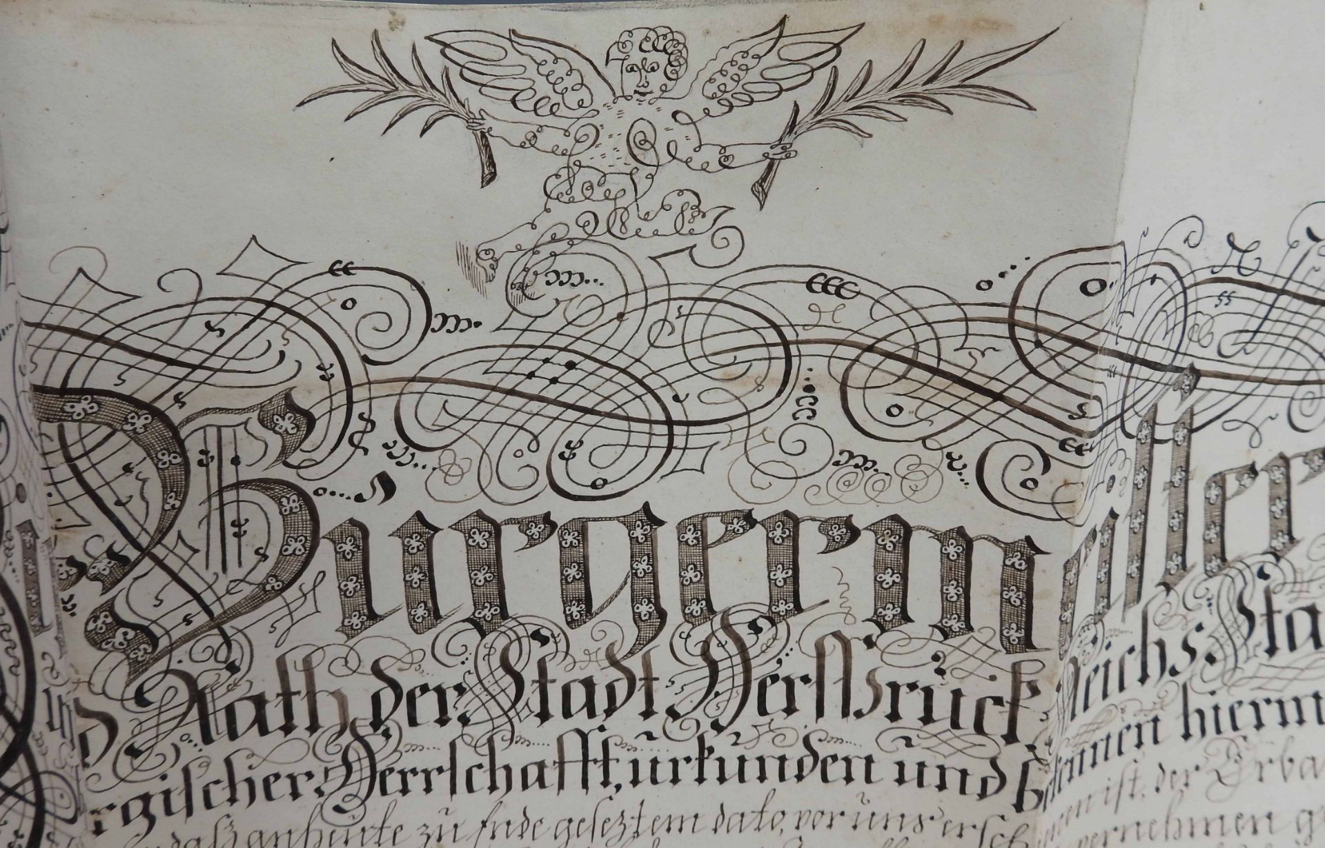 Lehrbrief aus dem Jahr 1788 für Johann Dürr - Image 4 of 14