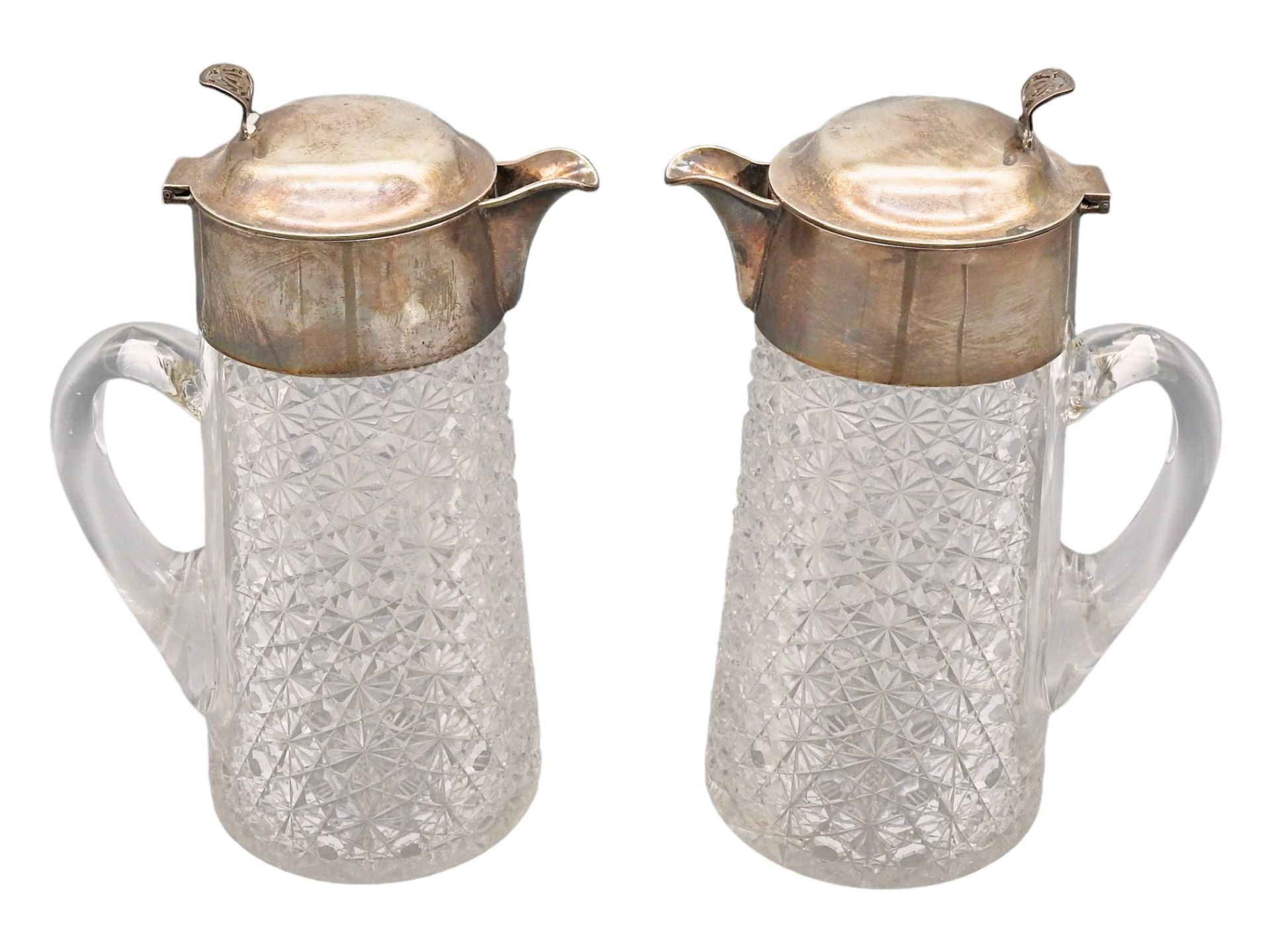 Zwei Saftkrüge mit Silbermontur - Image 4 of 4