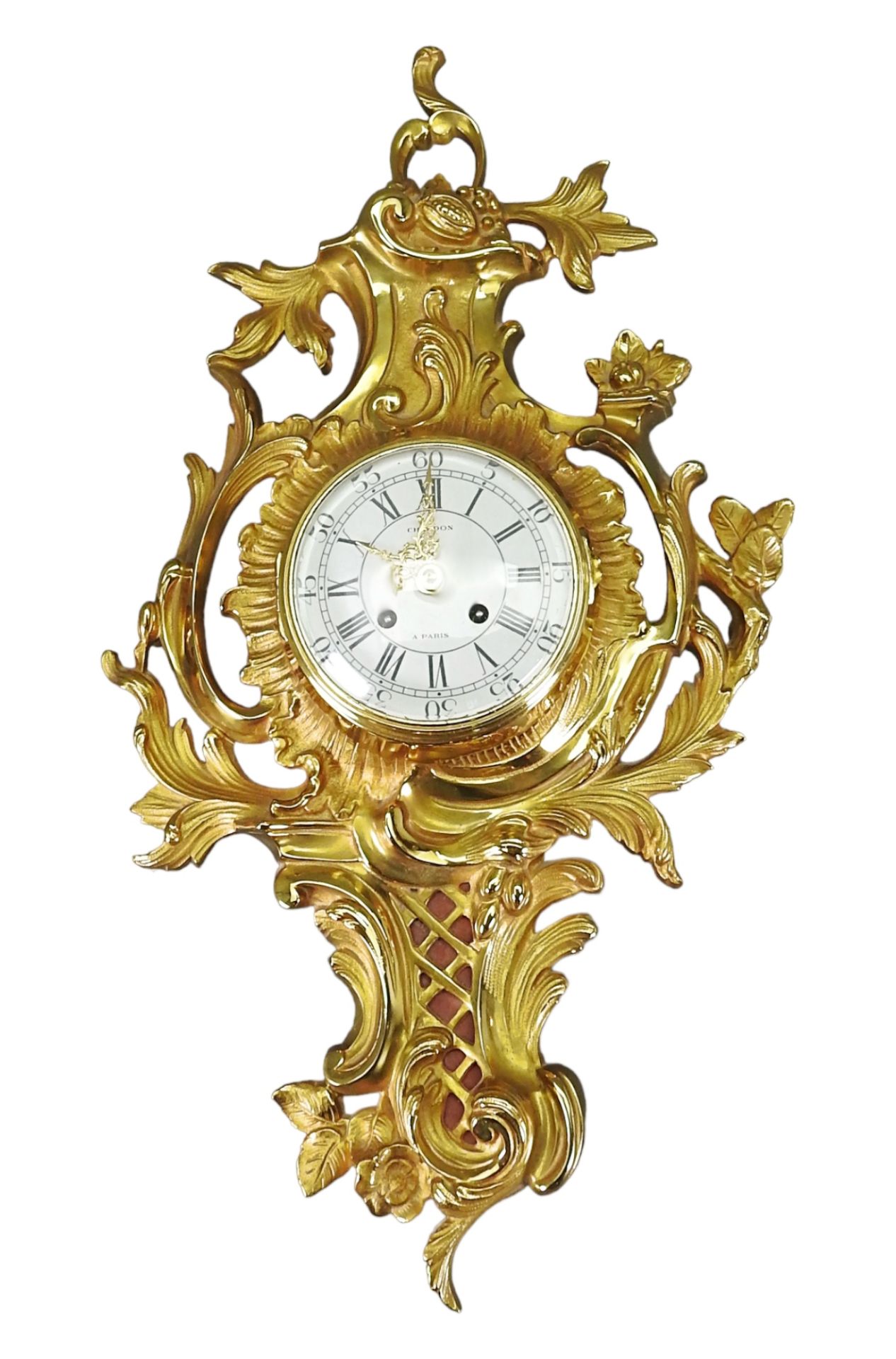 Wanduhr in barocker Form