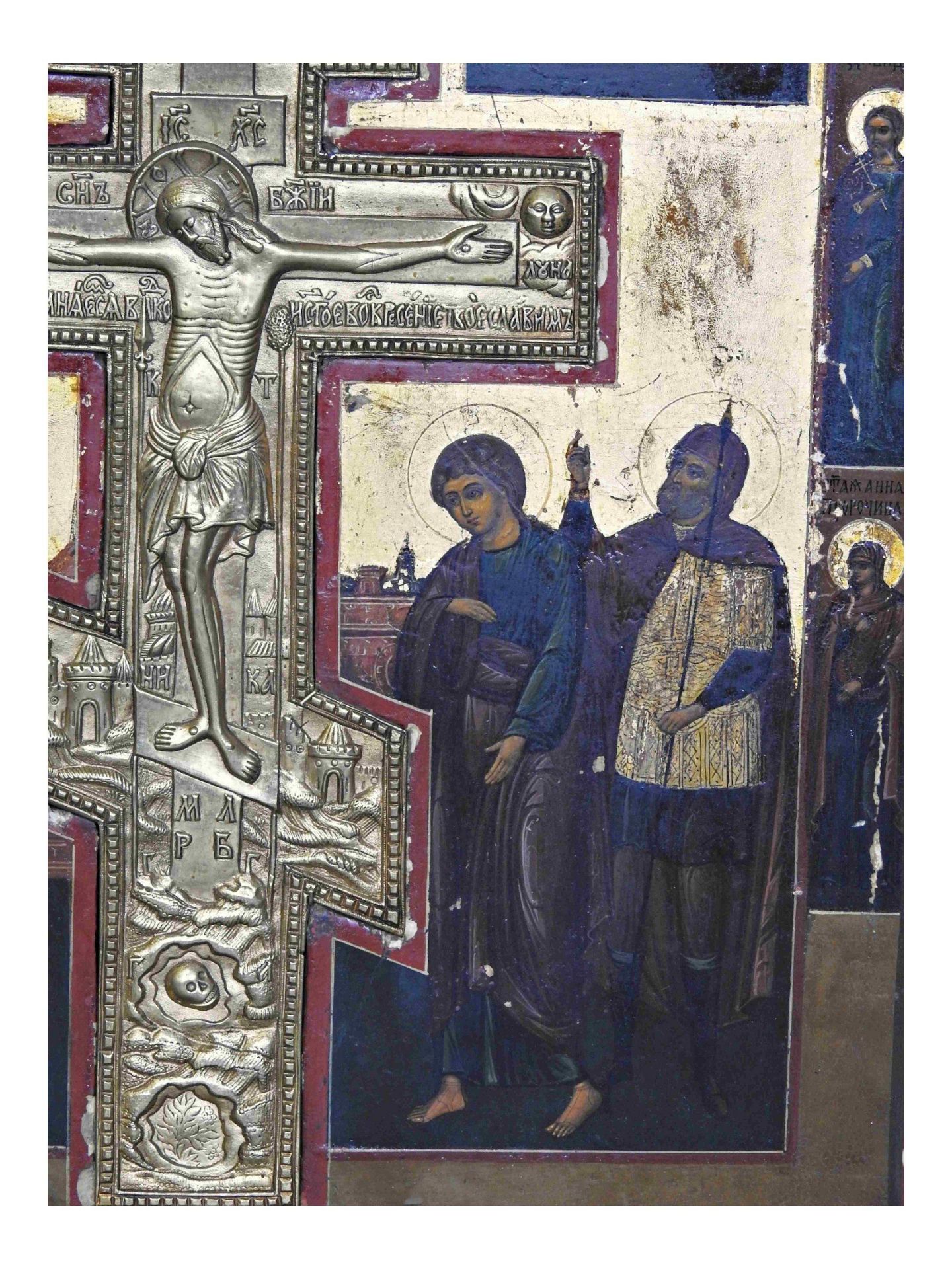 Staurothek-Ikone mit Kreuzigung Jesu - Bild 2 aus 5