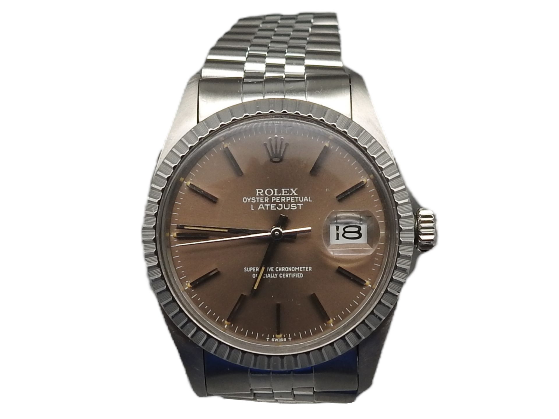 Herrenarmbanduhr Rolex Datejust - Bild 3 aus 8