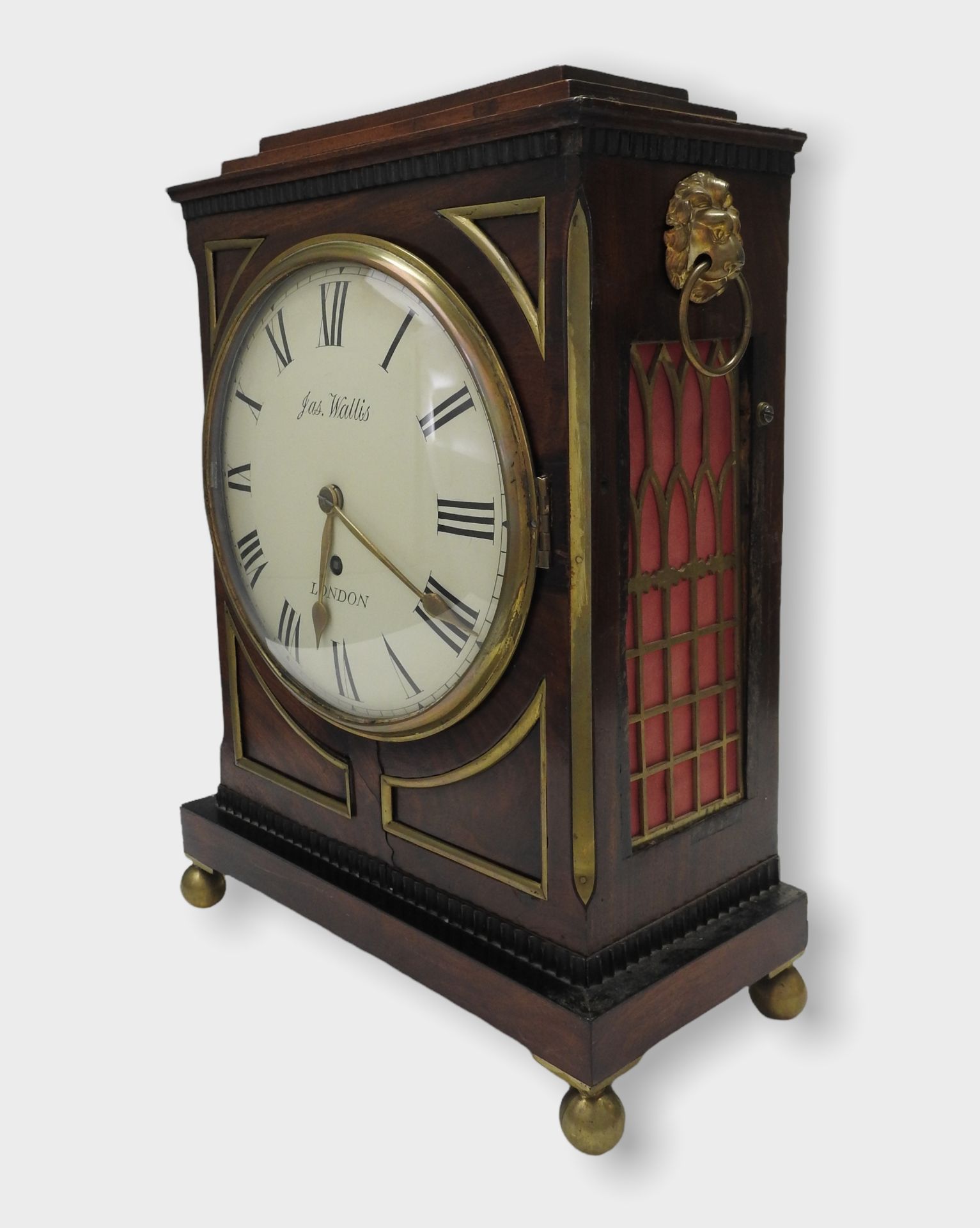 Englische Konsolenuhr, Bracket clock - Image 14 of 14