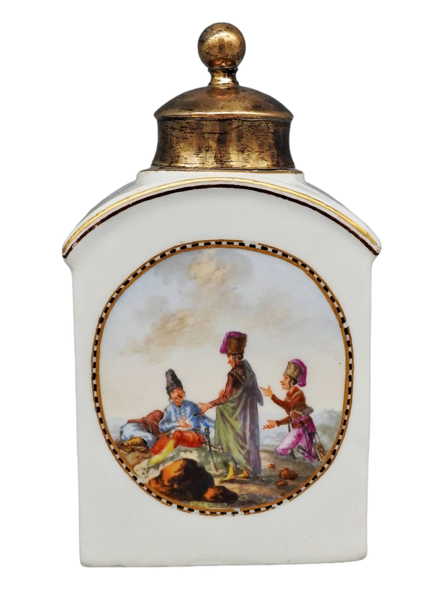 Meissen, Seltene Teedose - Image 4 of 5