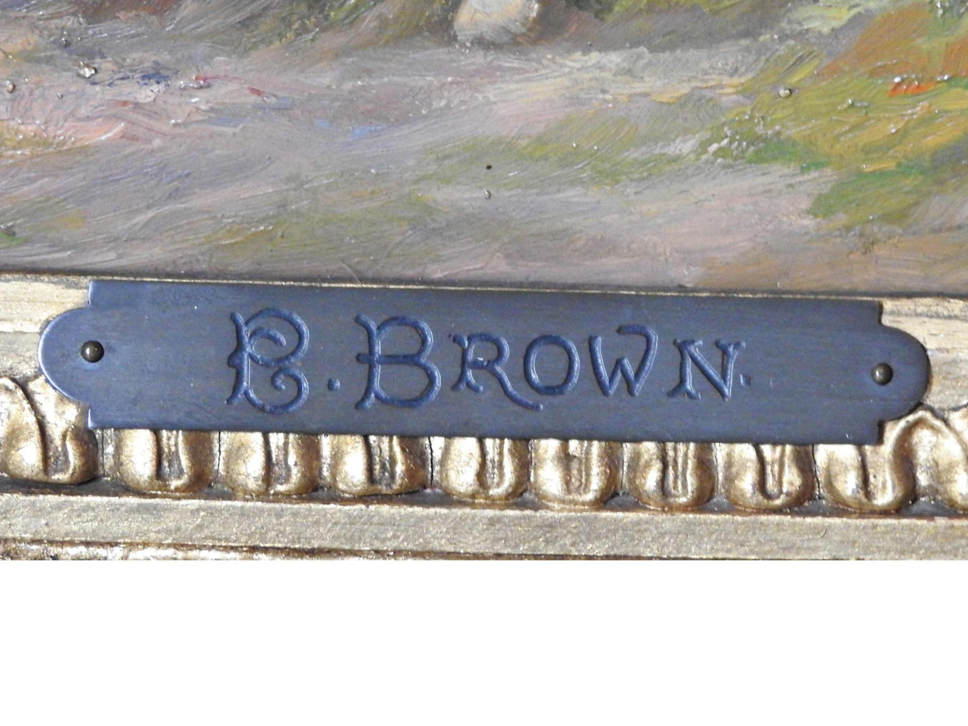 B. Brown, Gegenstücke mit Beduinenreitern - Bild 3 aus 11