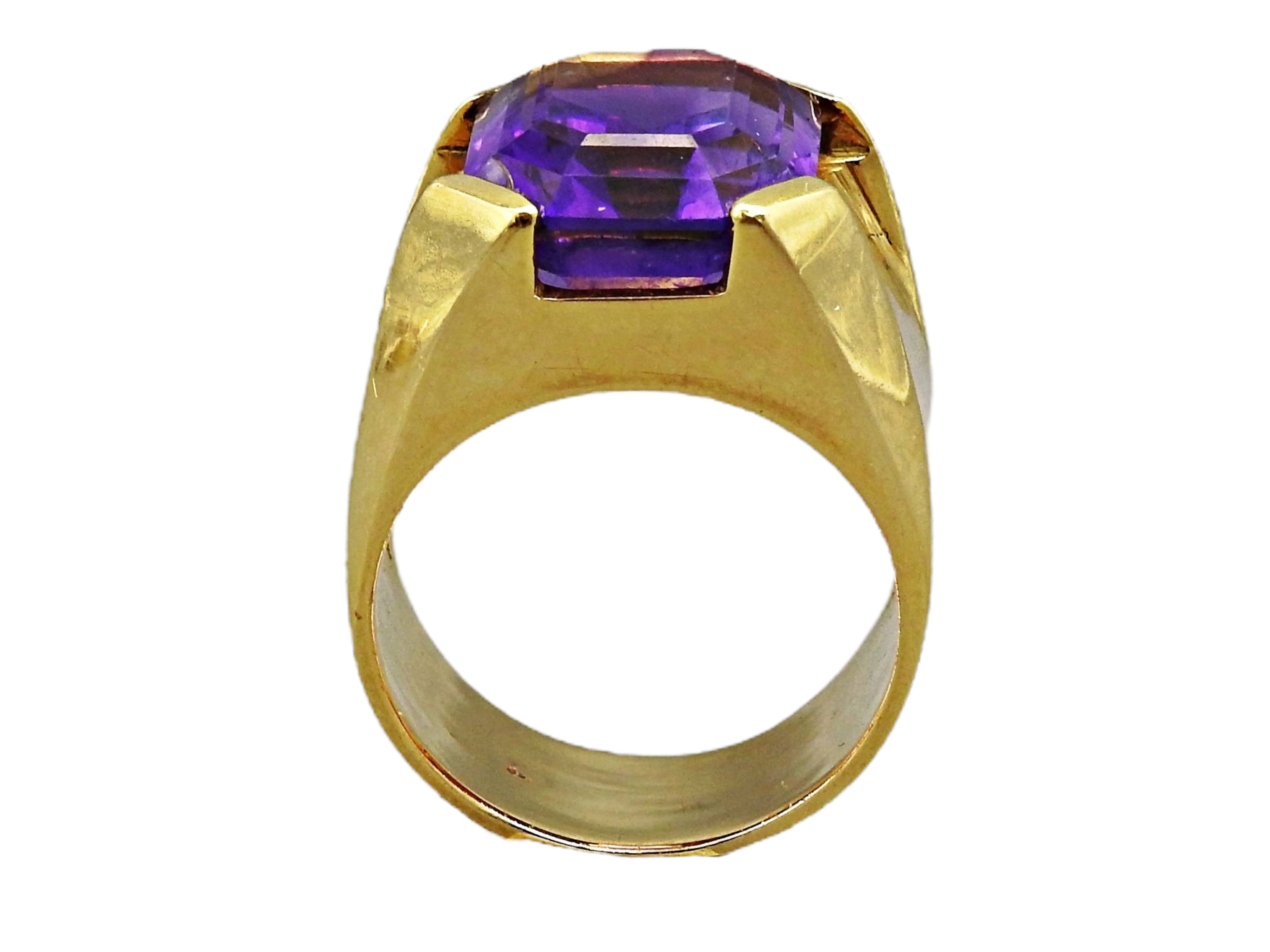 Prunkvoller Ring mit Amethyst - Image 3 of 5