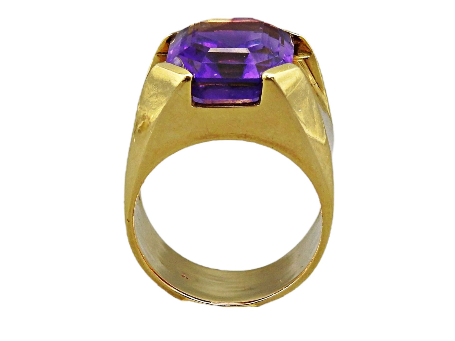 Prunkvoller Ring mit Amethyst - Bild 3 aus 5