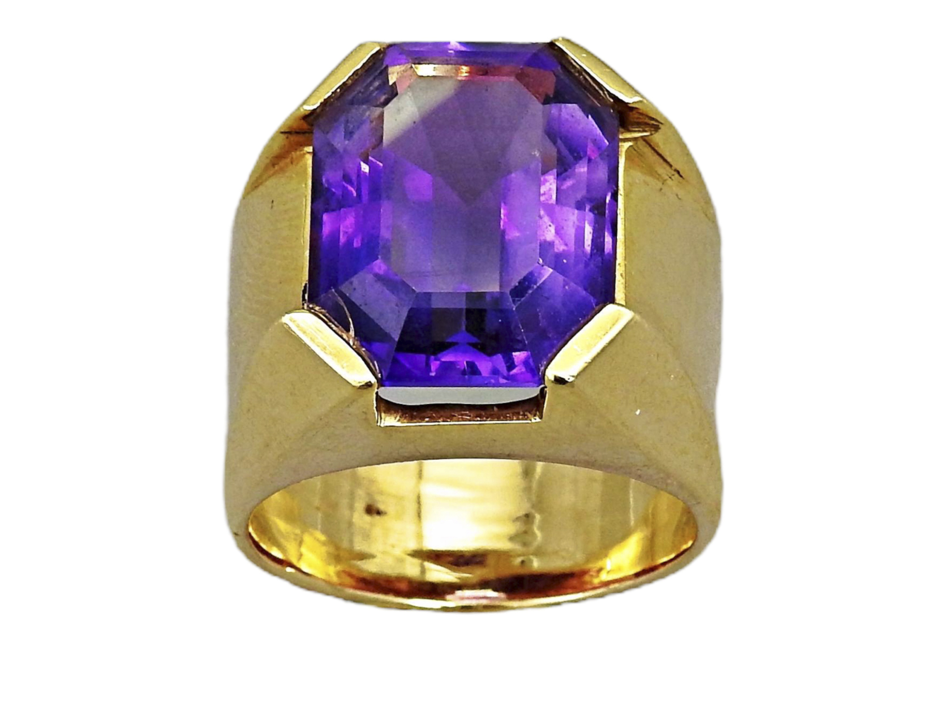 Prunkvoller Ring mit Amethyst