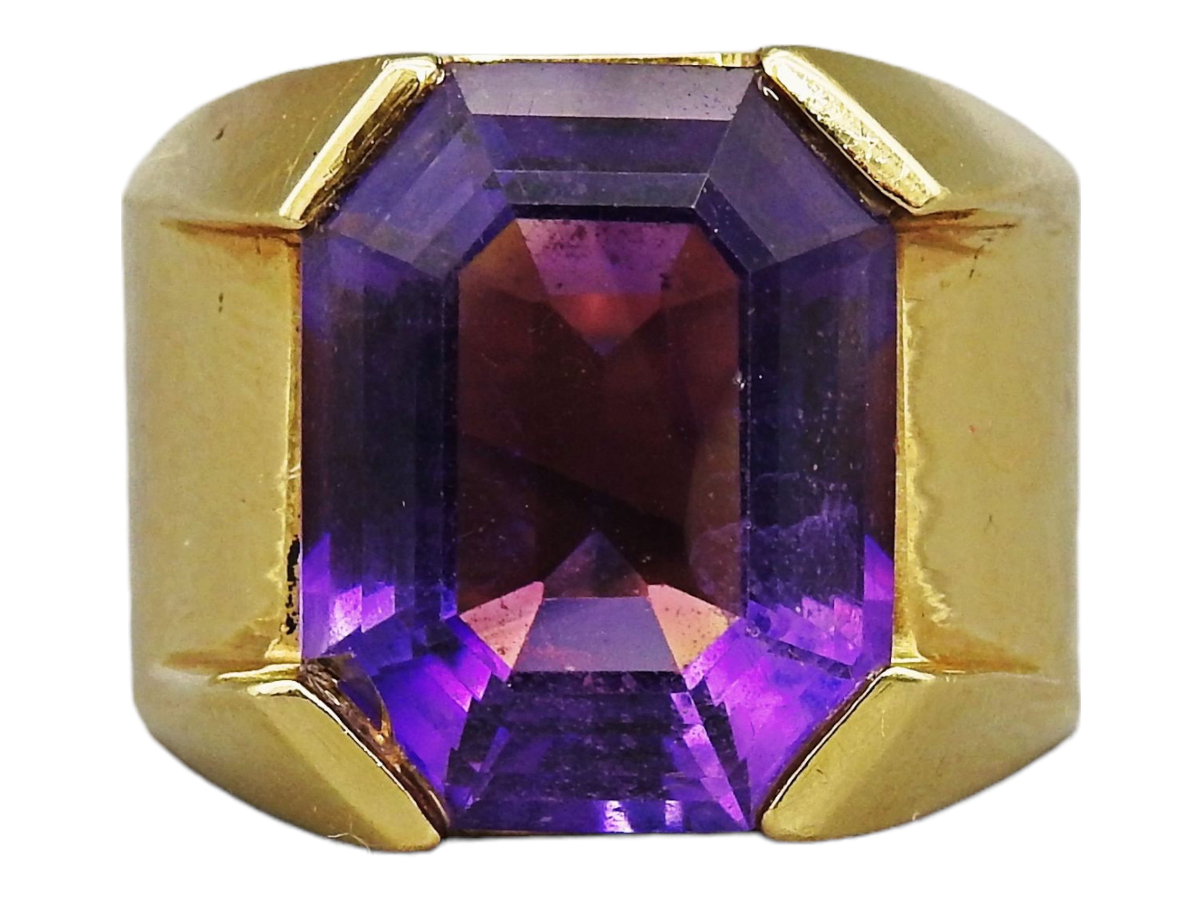 Prunkvoller Ring mit Amethyst - Image 5 of 5